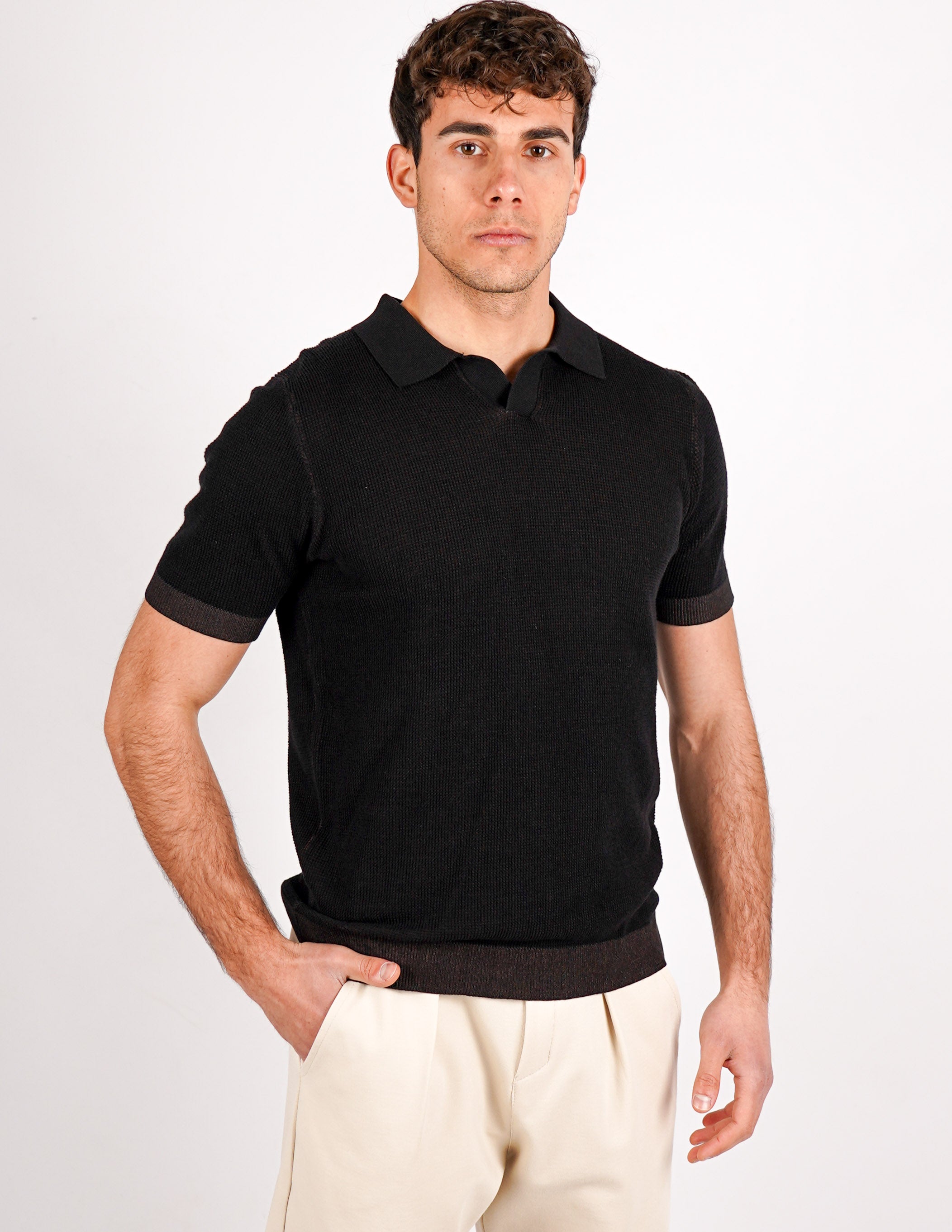 POLO MANICA CORTA TINTA UNITA