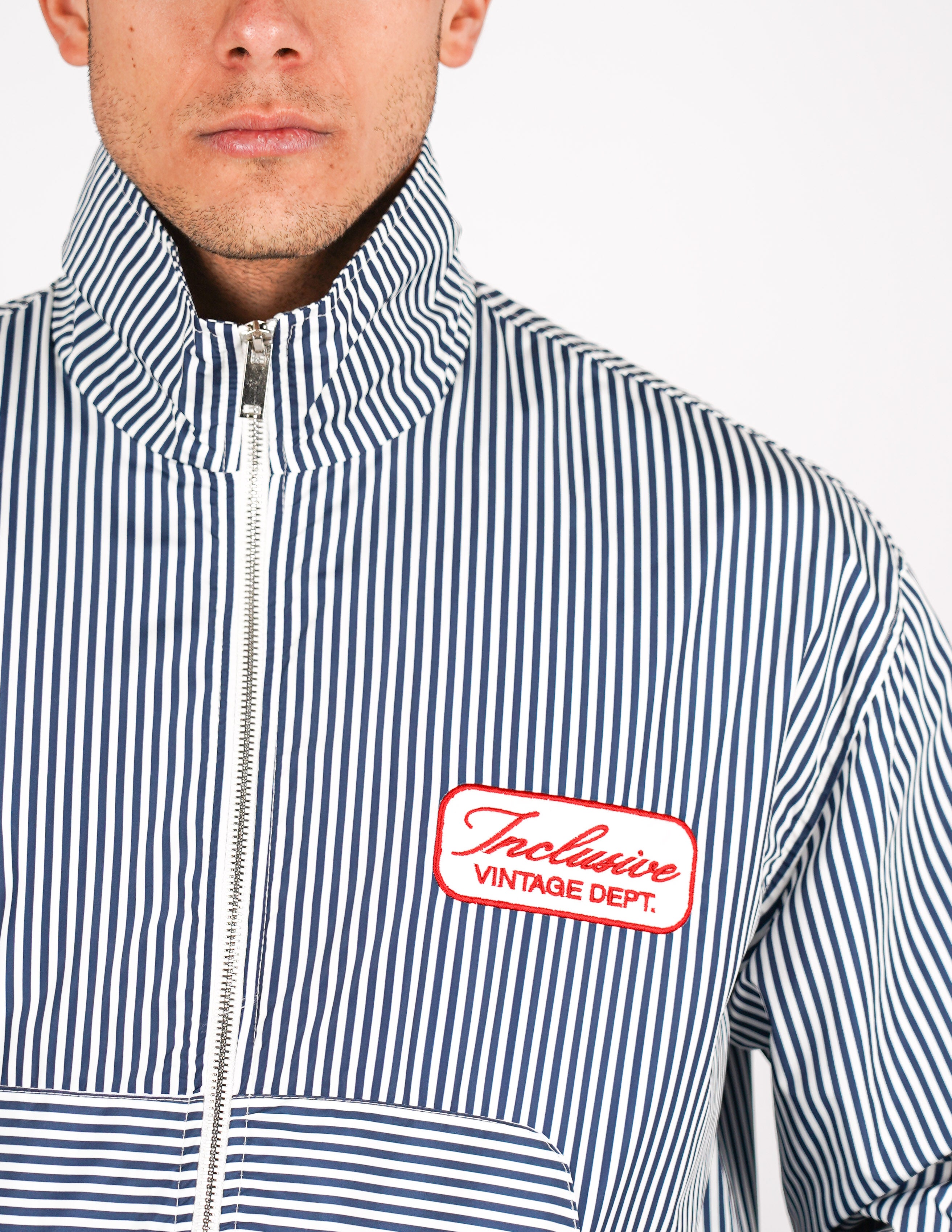 GIUBBINO IN TESSUTO LEGGERE RIGATO