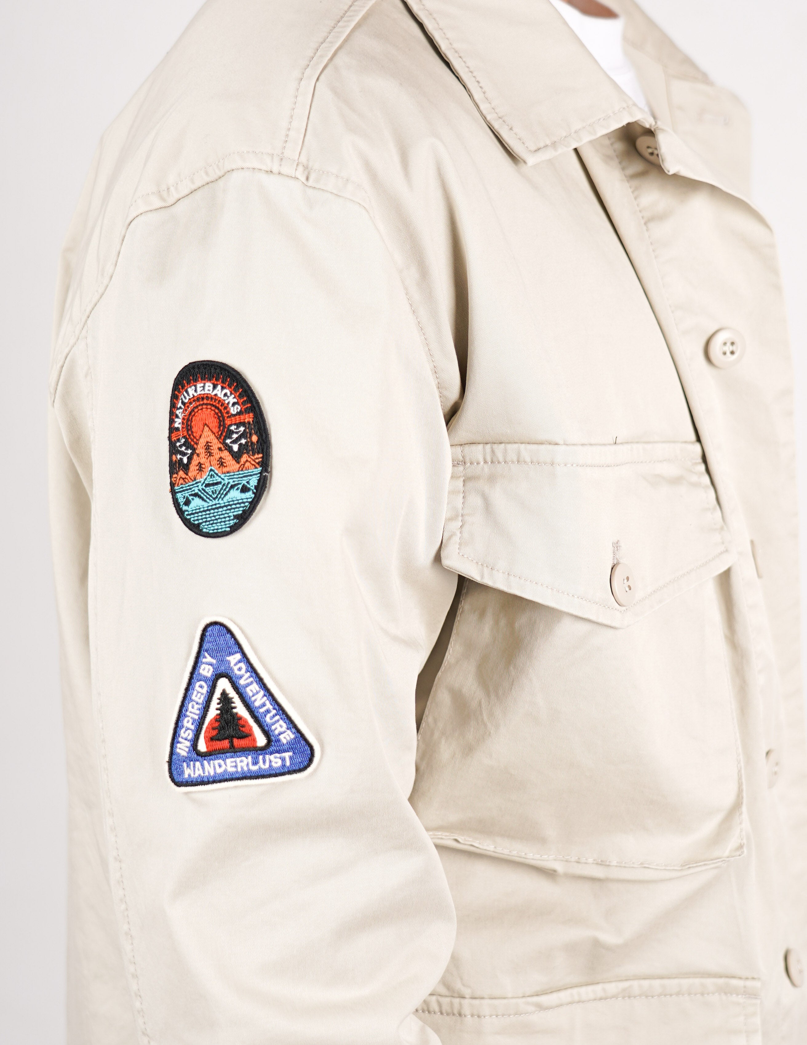 SAHARIANA STRUTTURATA CON PATCH