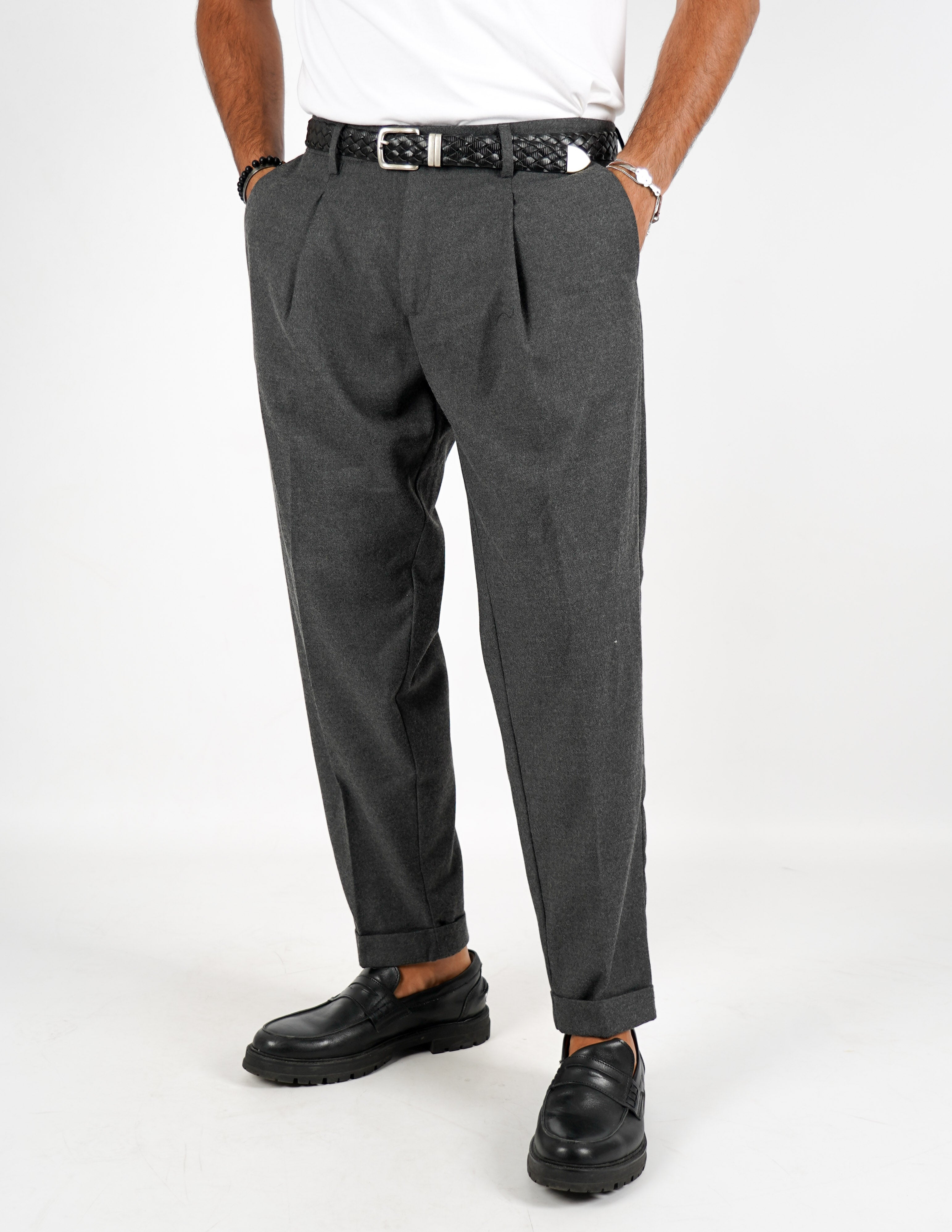 Pantalone con pence Over D