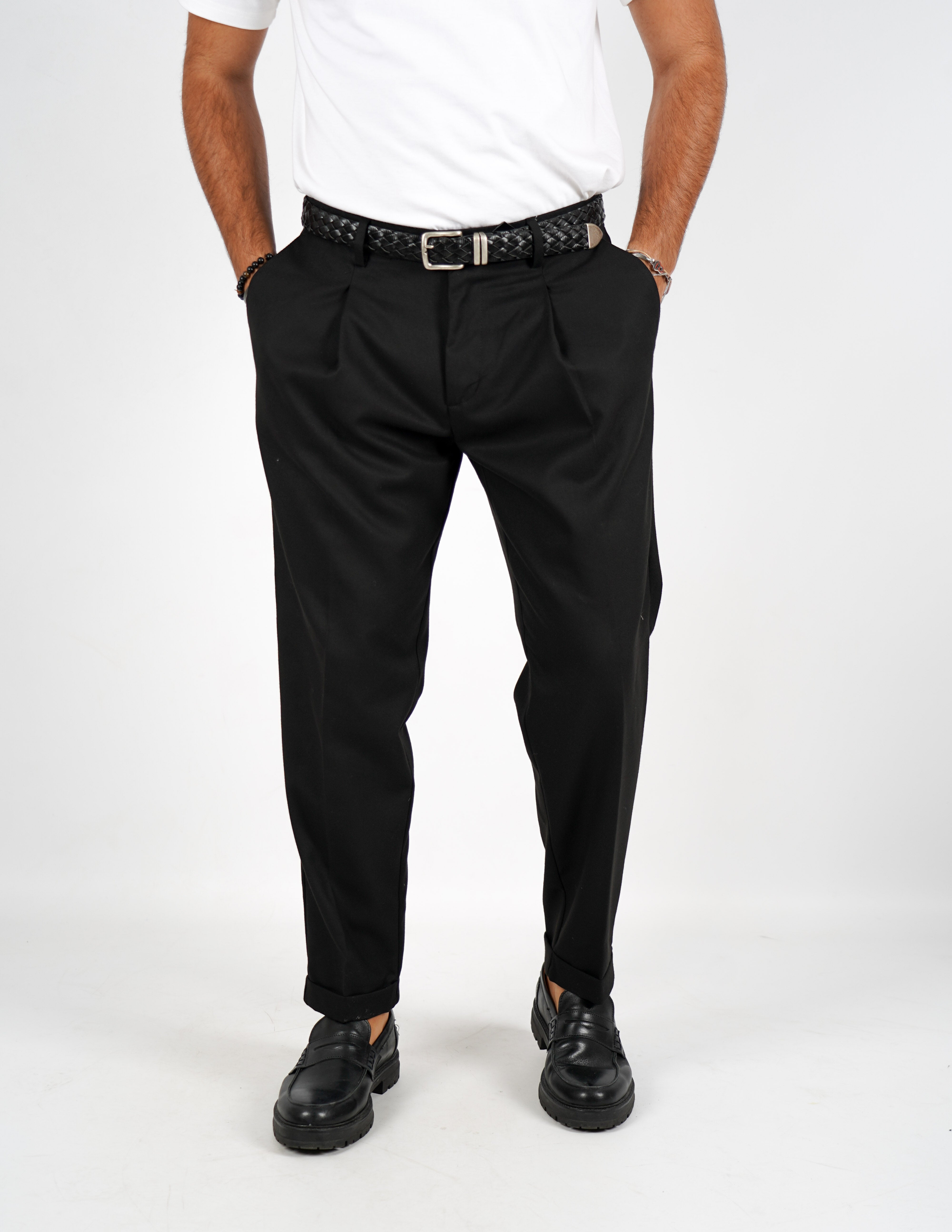 Pantalone con pence Over D