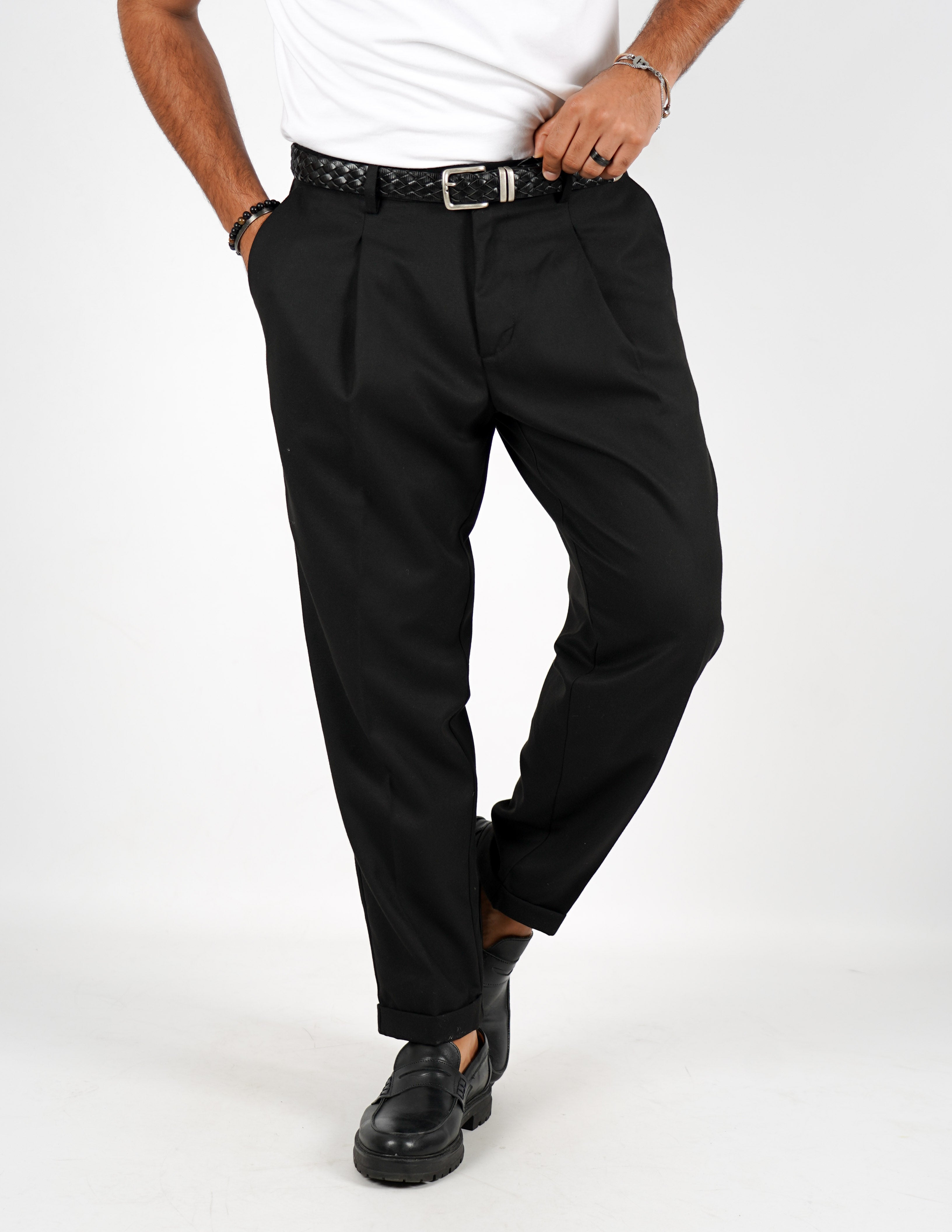 Pantalone con pence Over D