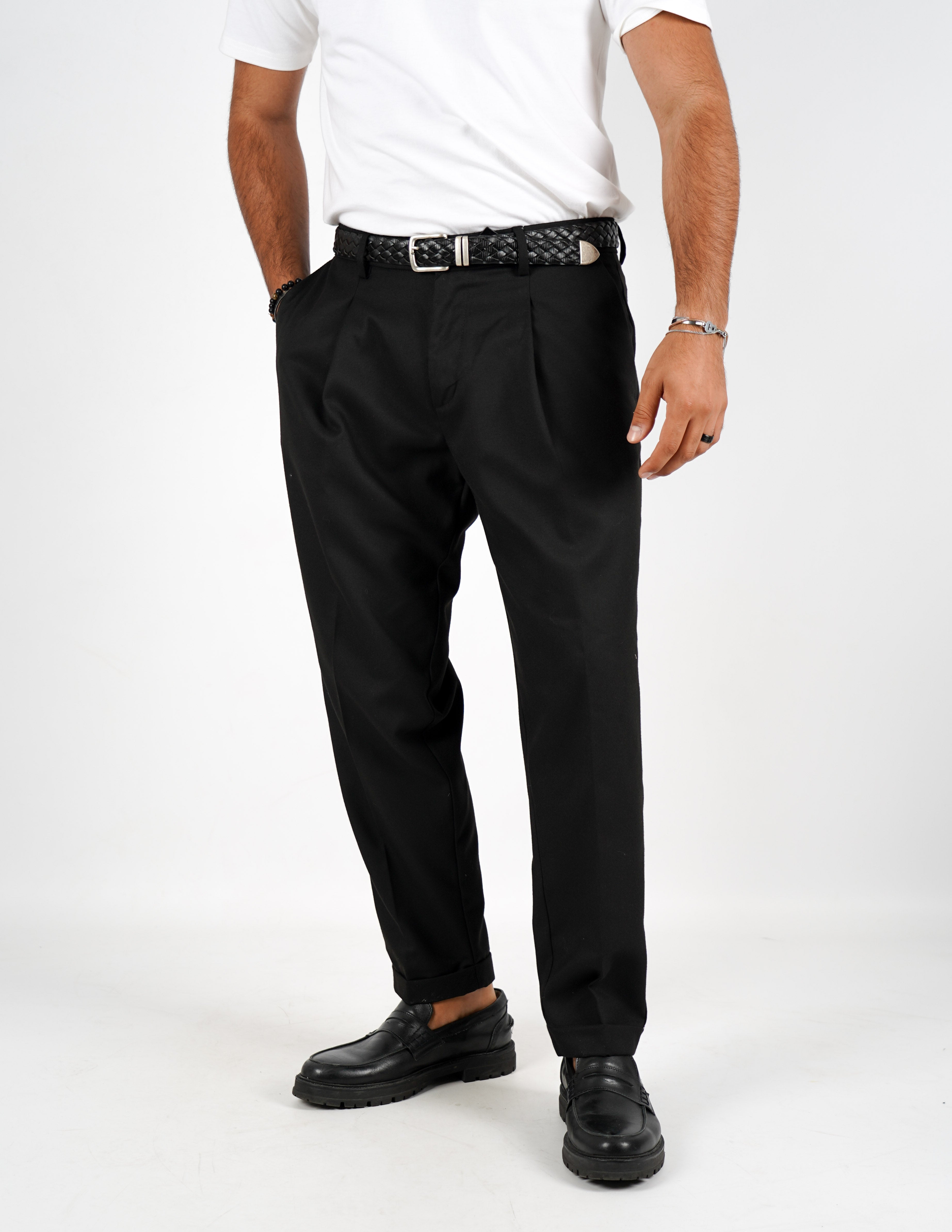 Pantalone con pence Over D