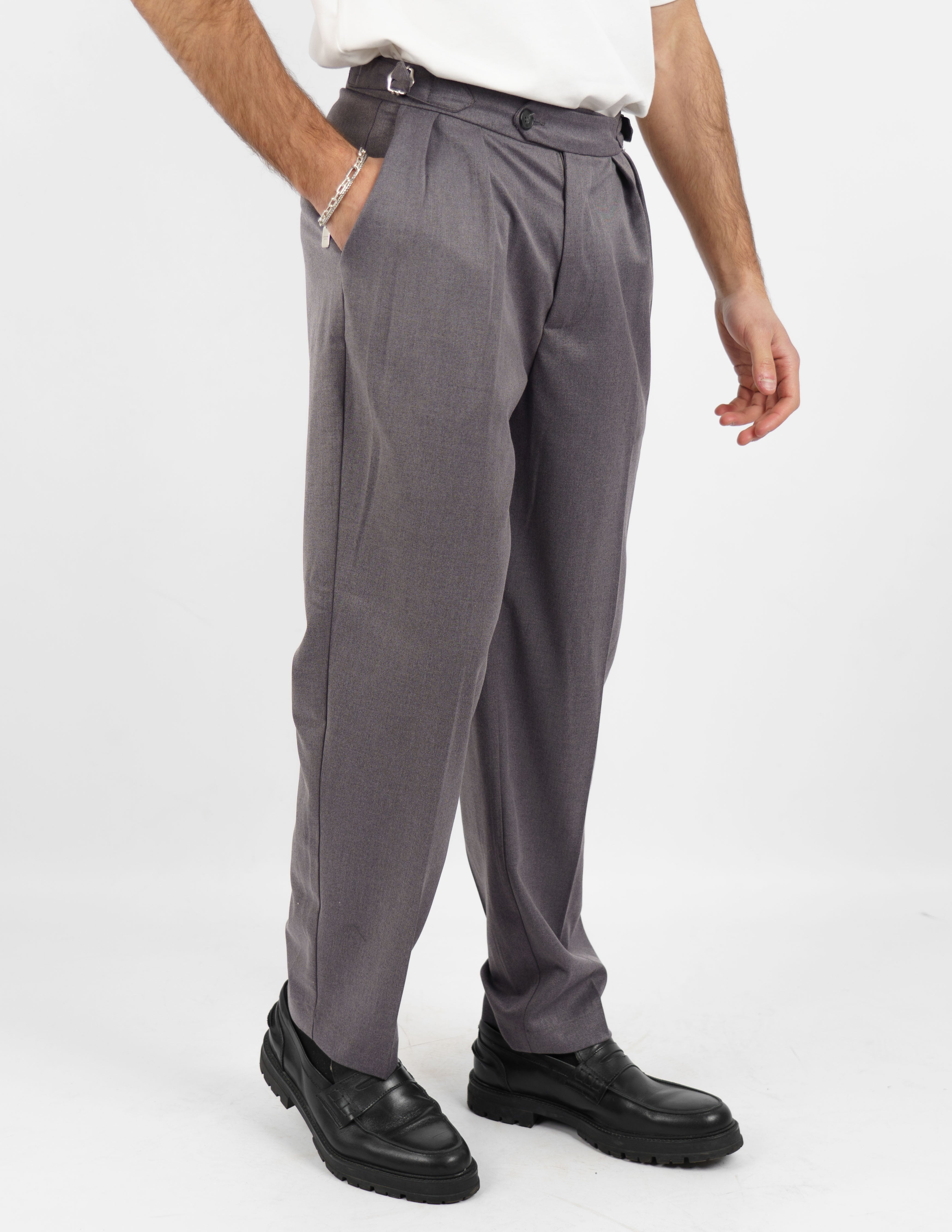 pantalone elegante fondo ampio