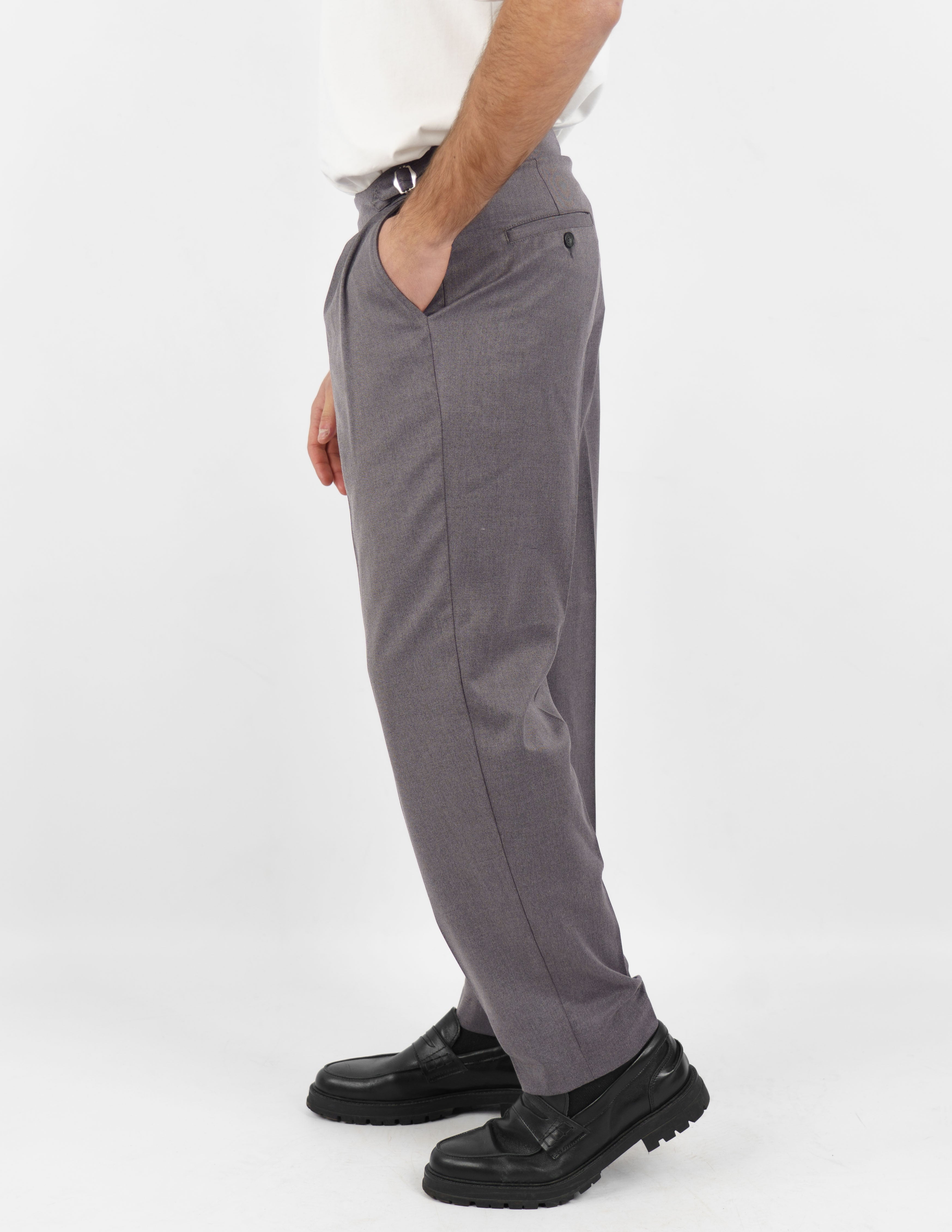pantalone elegante fondo ampio