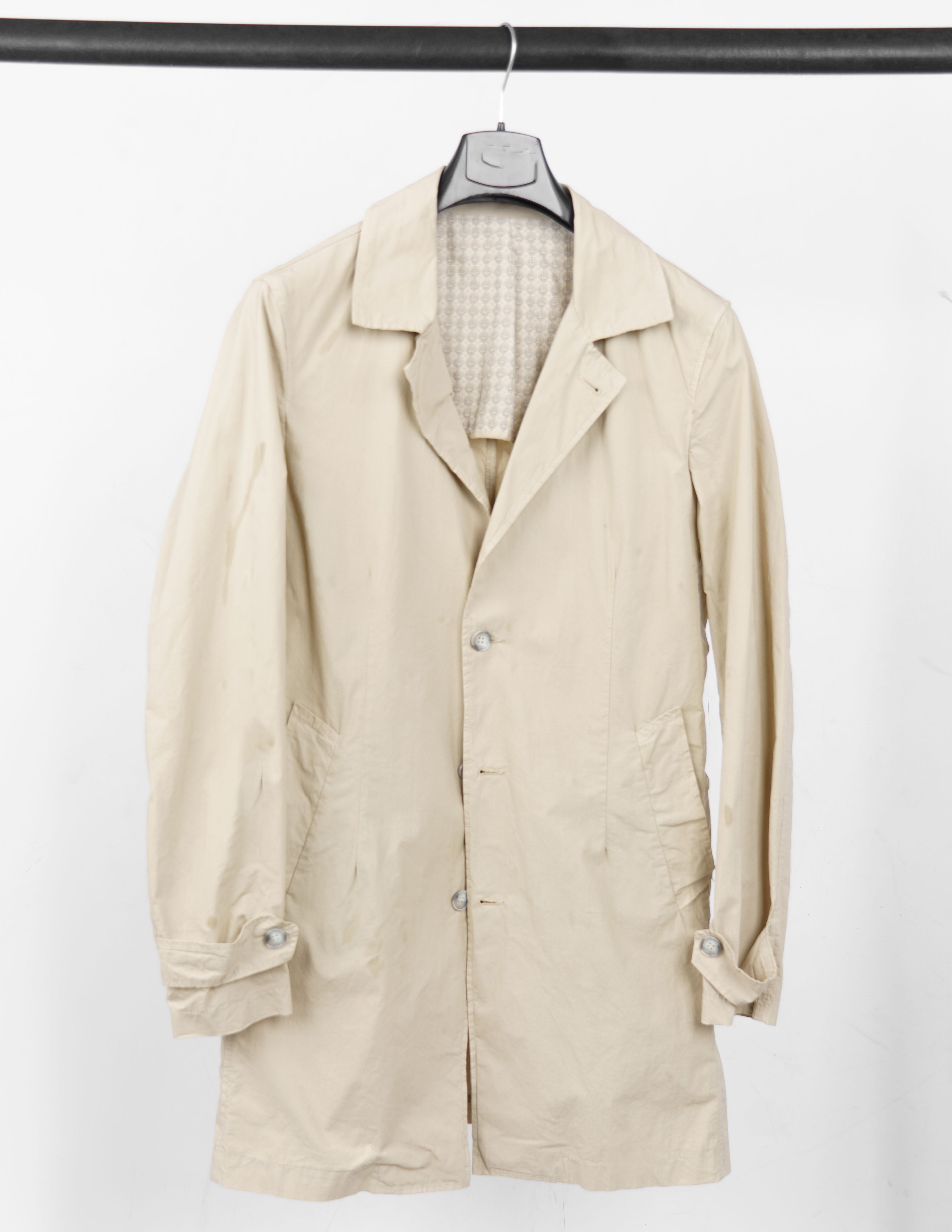 trench leggero in cotone