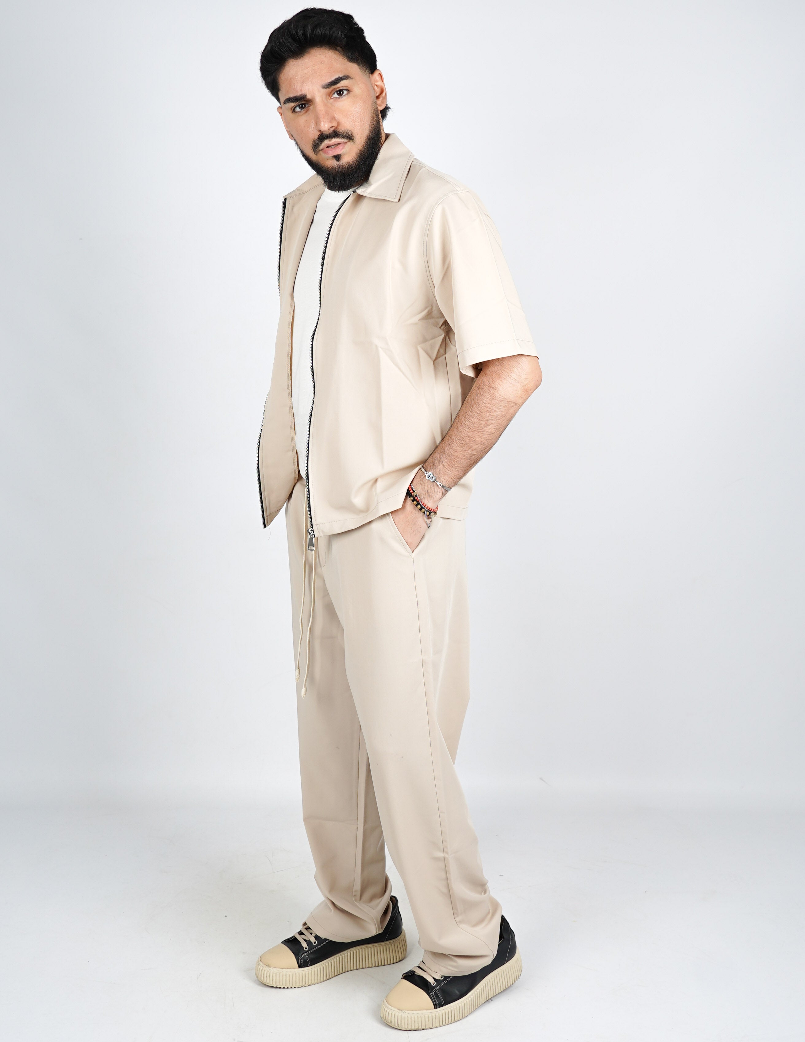 COORDINATO LEGGERO CON ZIP