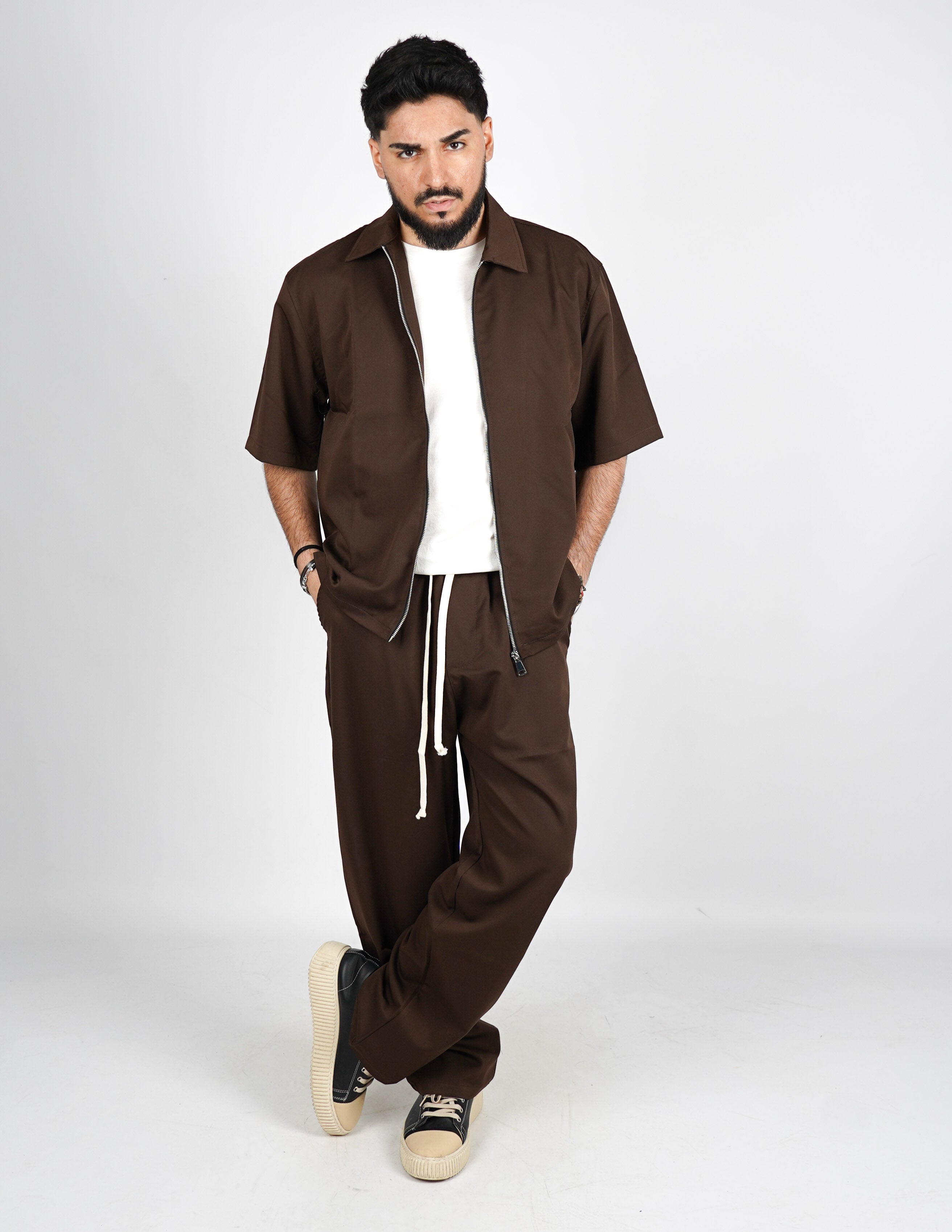 COORDINATO LEGGERO CON ZIP