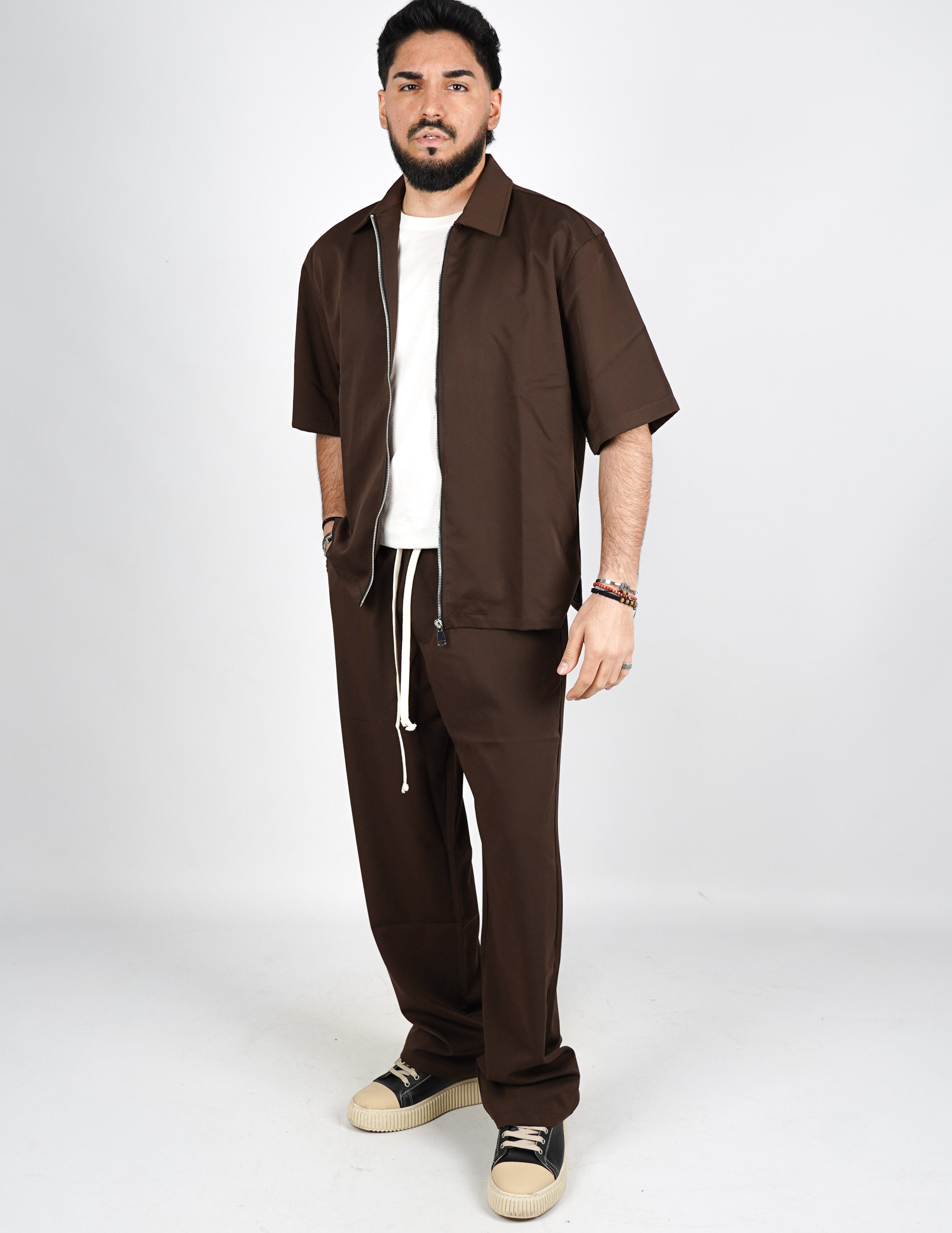 COORDINATO LEGGERO CON ZIP