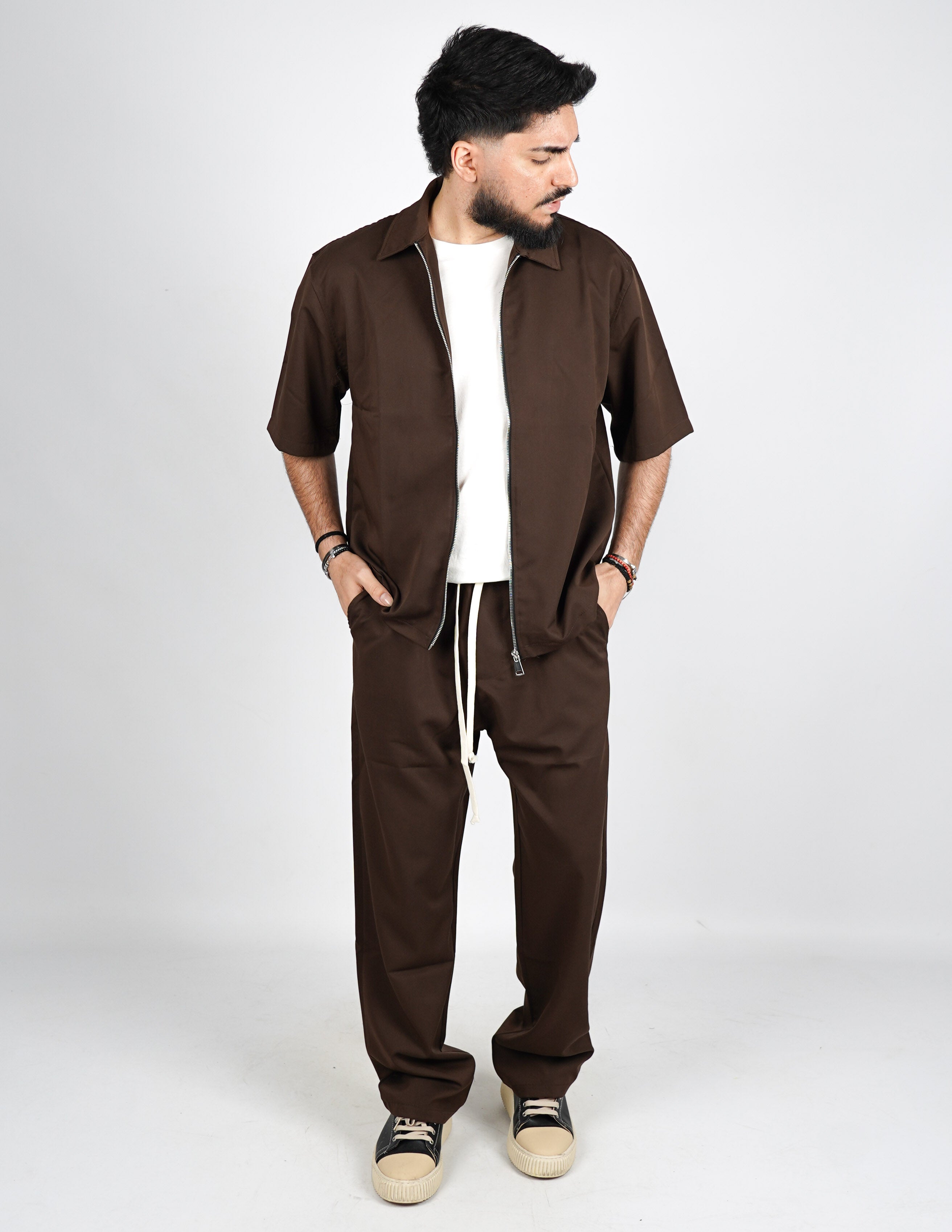 COORDINATO LEGGERO CON ZIP