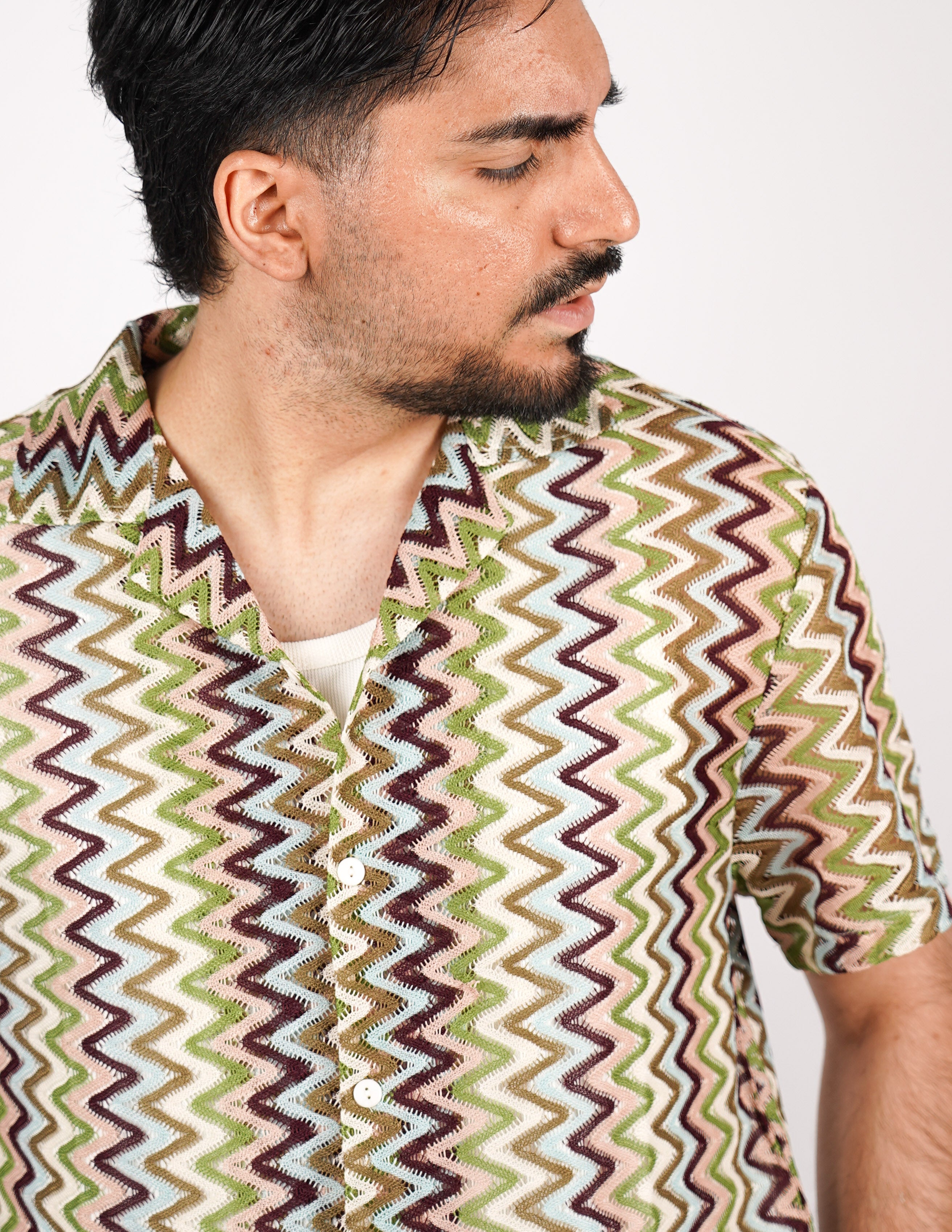 CAMICIA CROCHET A FANTASIA