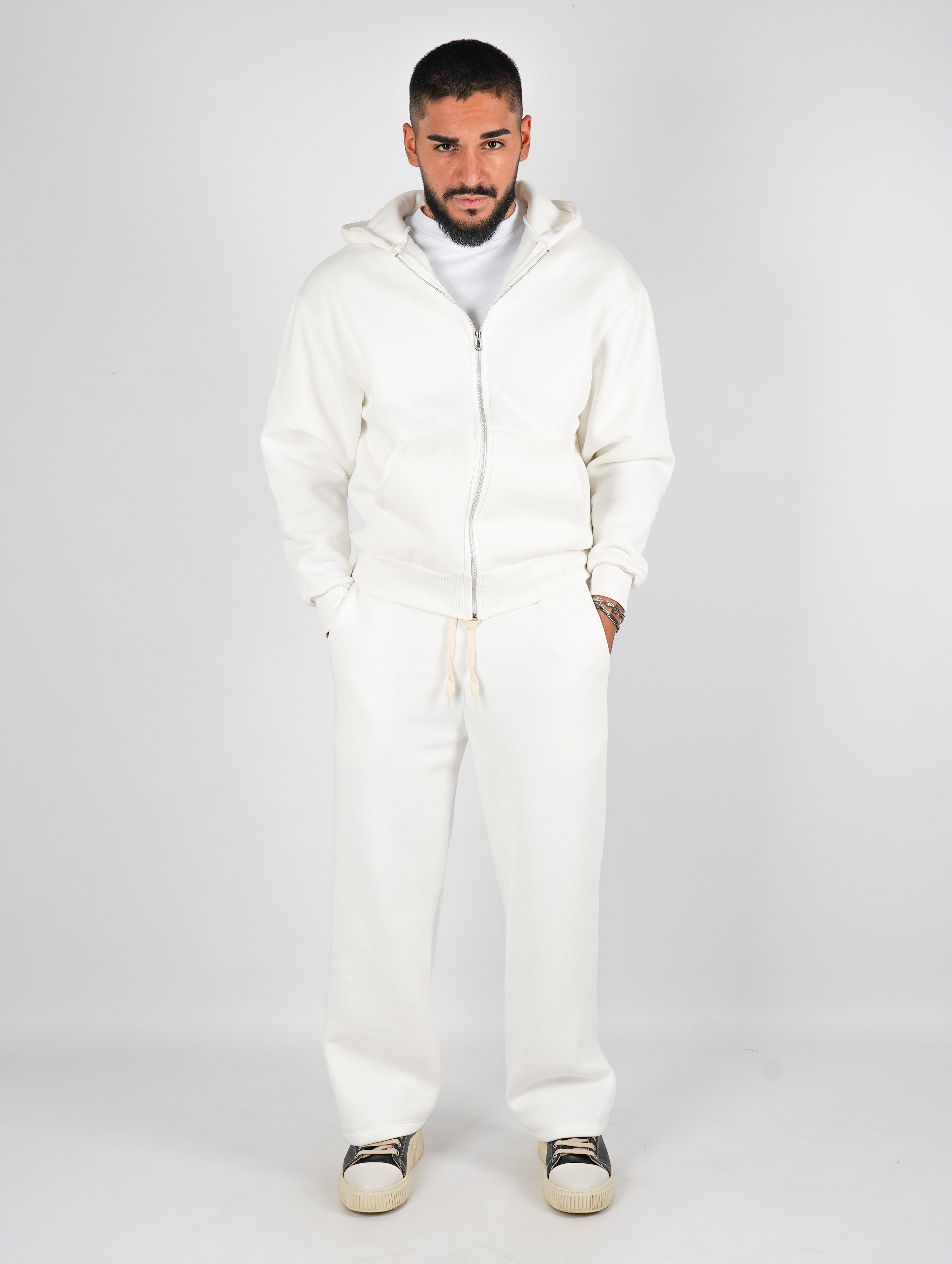 Tuta completa baggy con zip