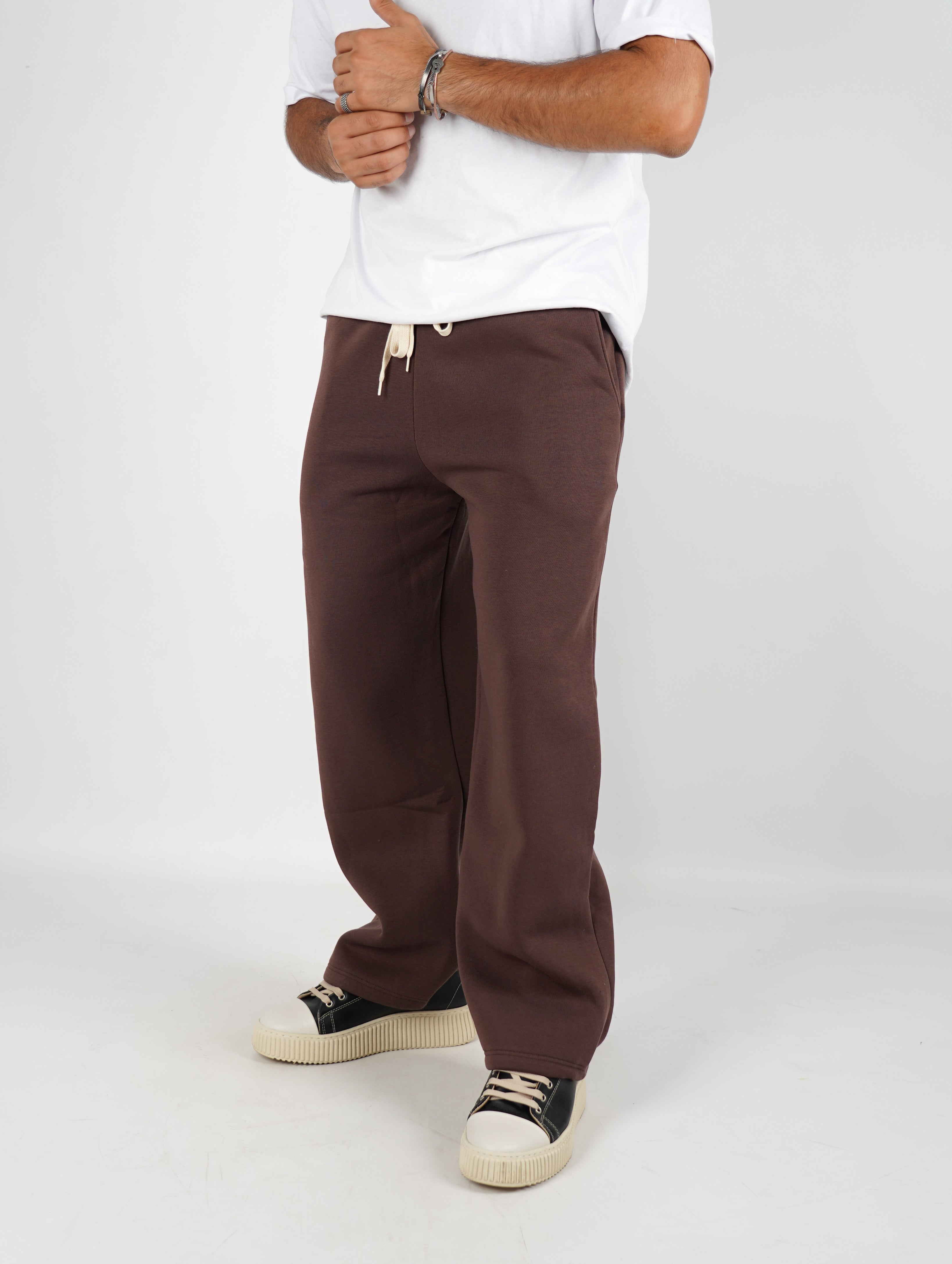 Pantalone in tuta fondo largo