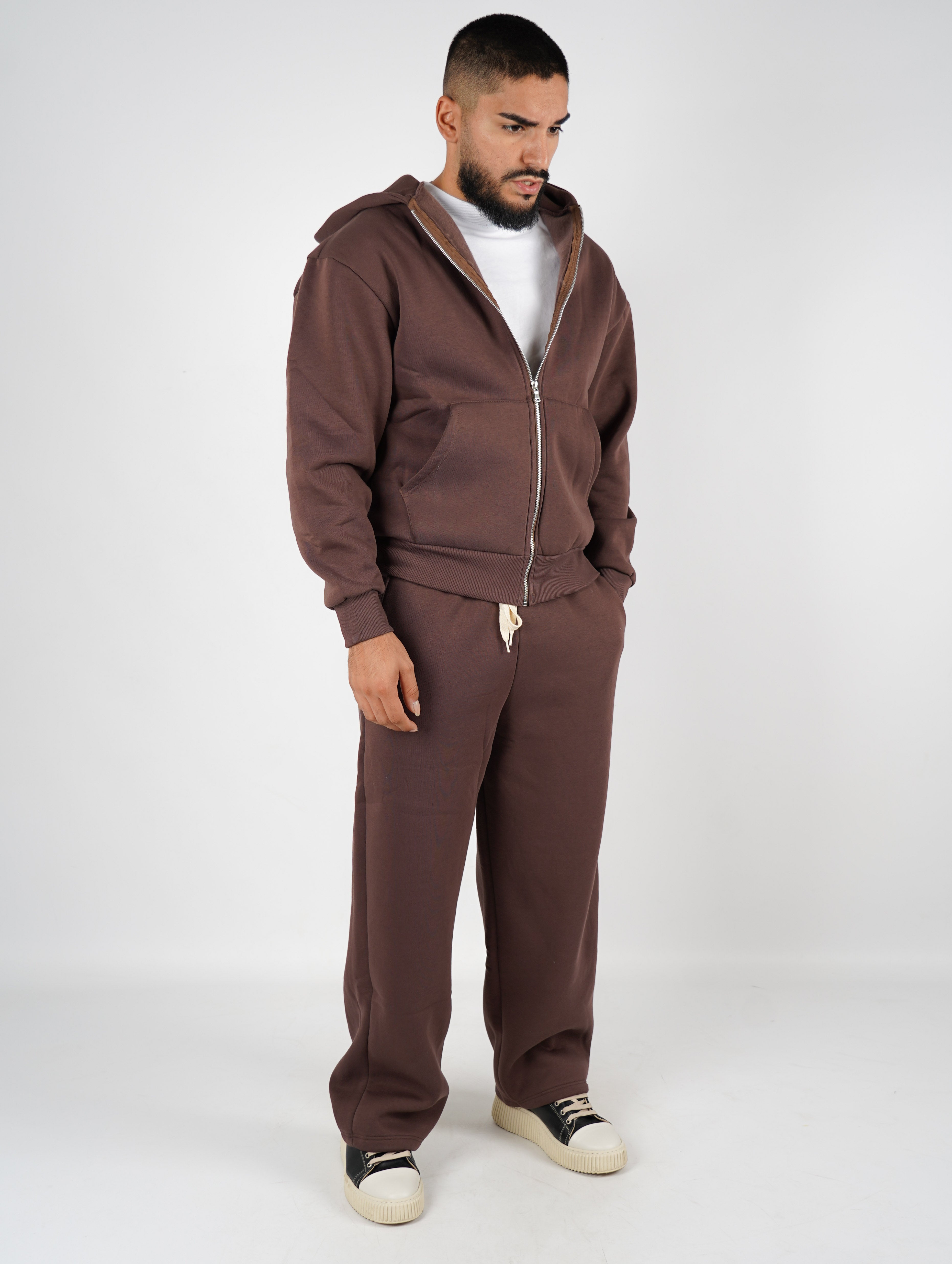Tuta completa baggy con zip