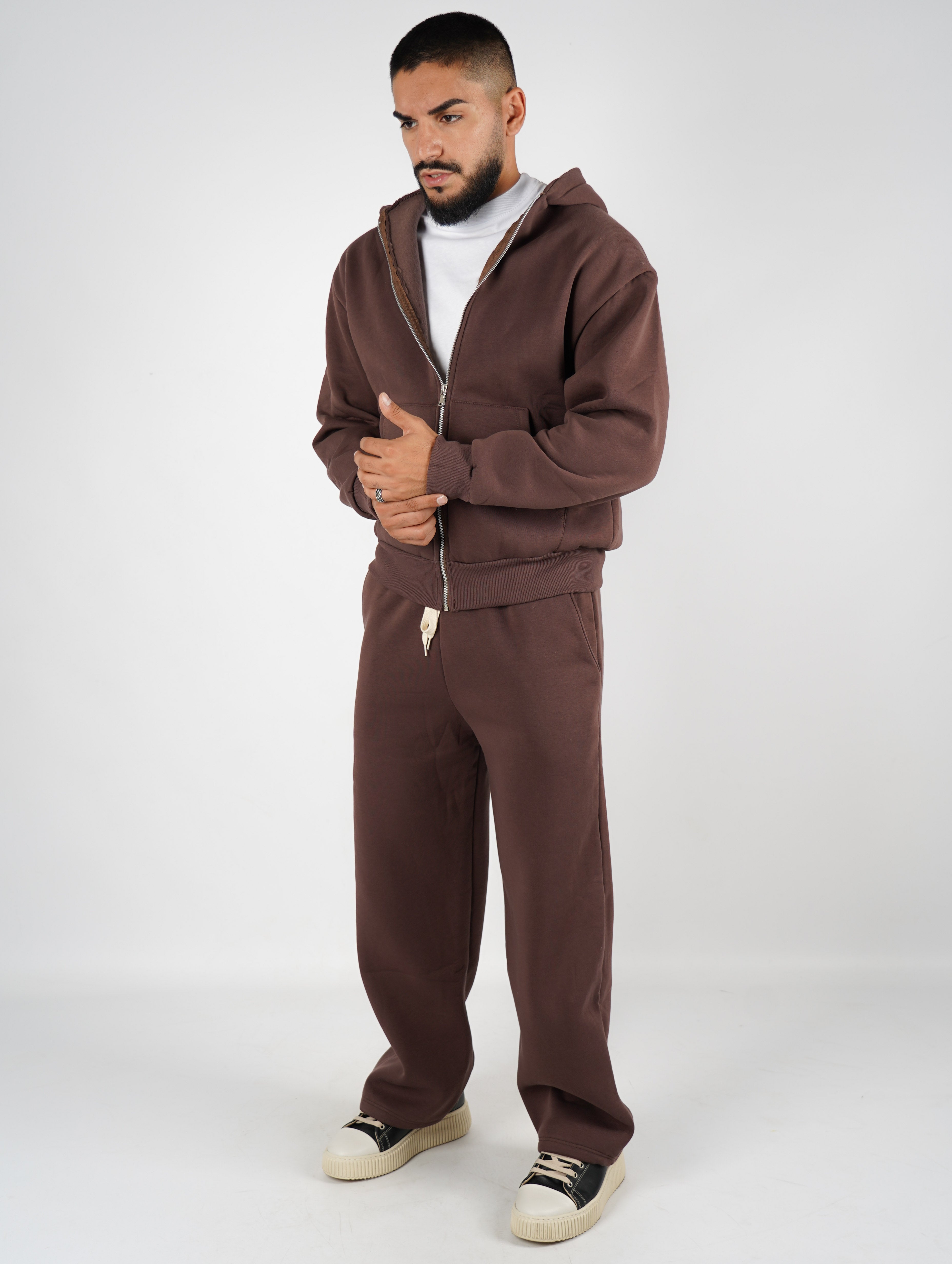 Tuta completa baggy con zip