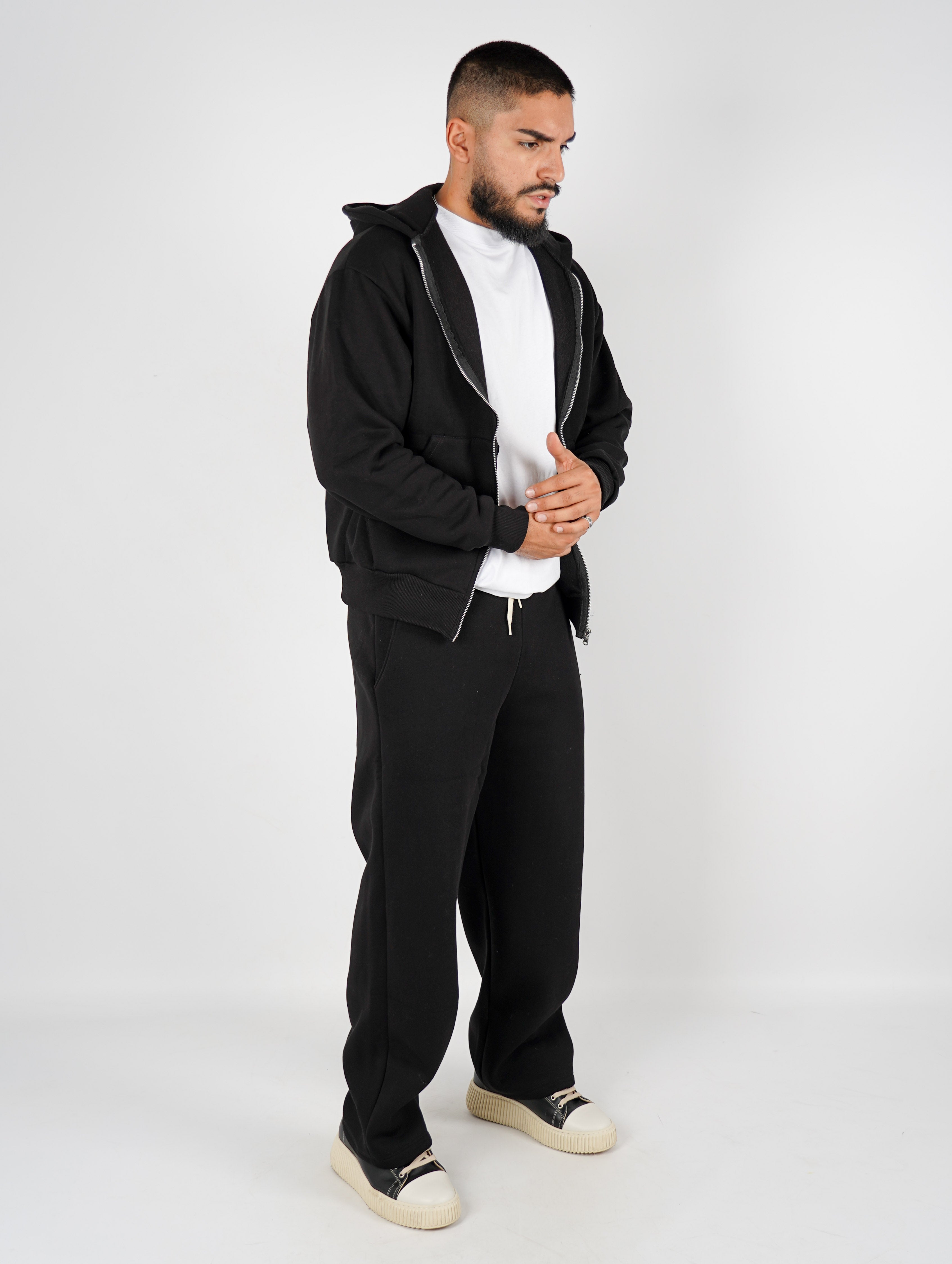 Tuta completa baggy con zip