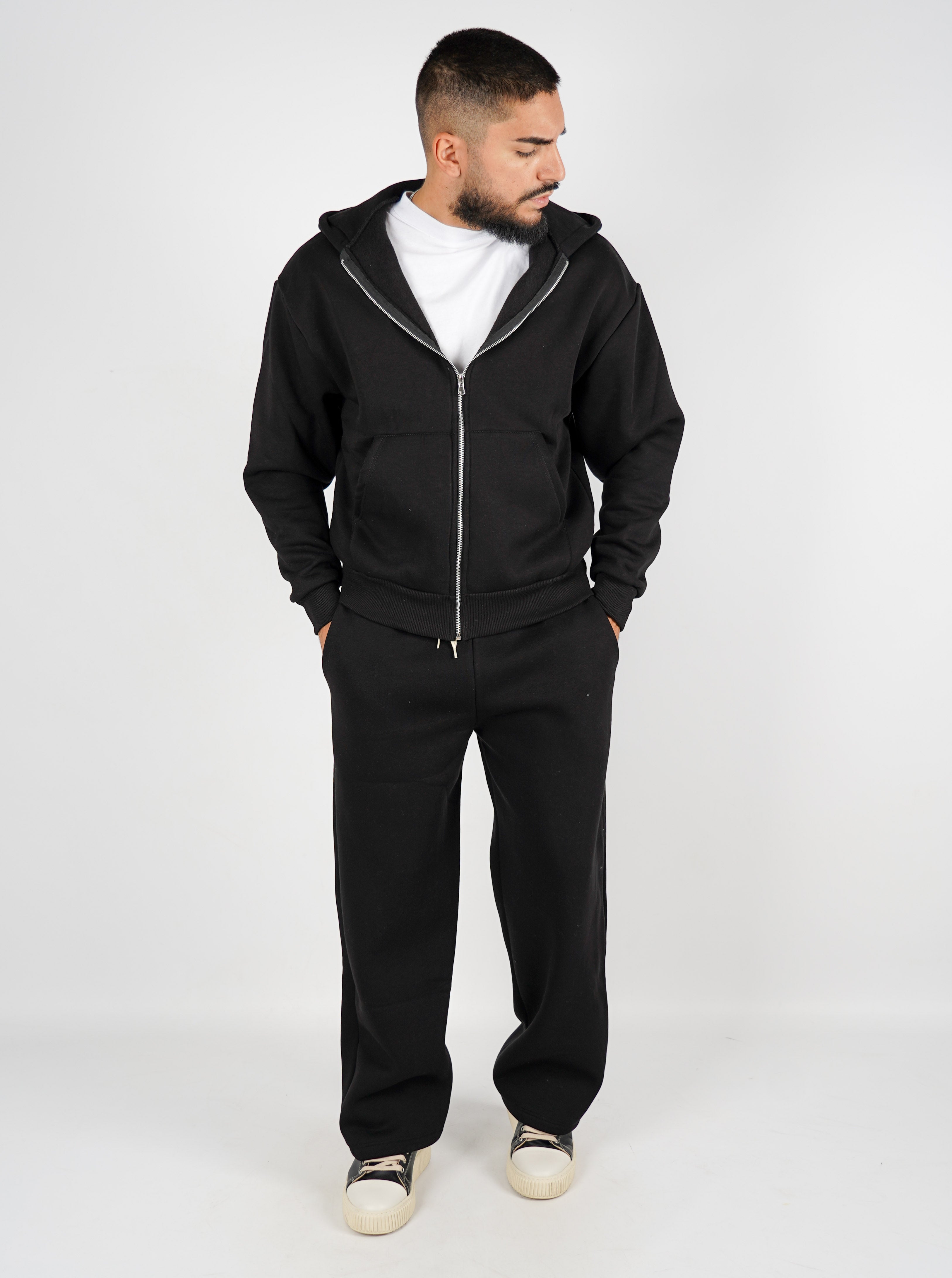Tuta completa baggy con zip