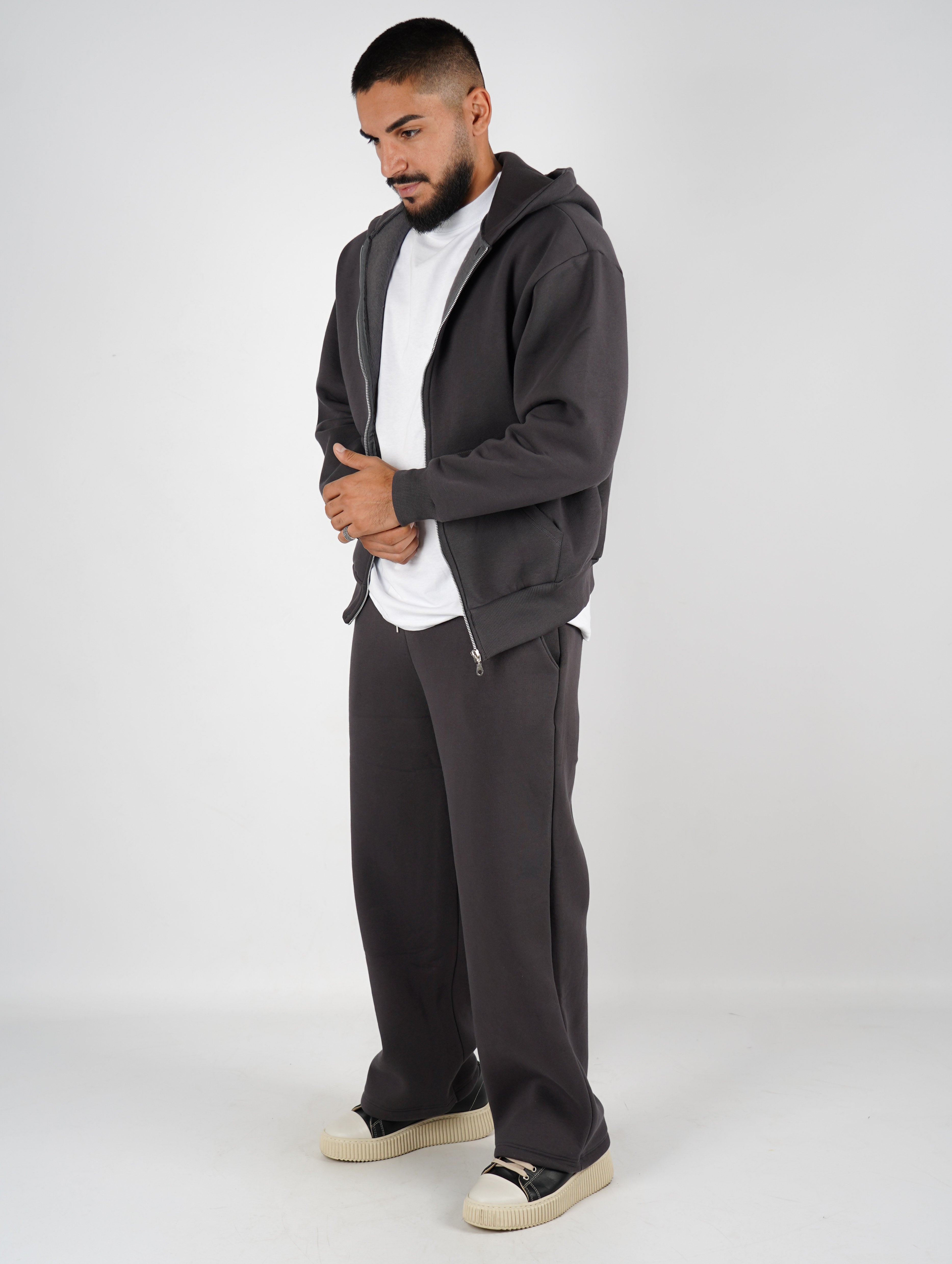 Tuta completa baggy con zip