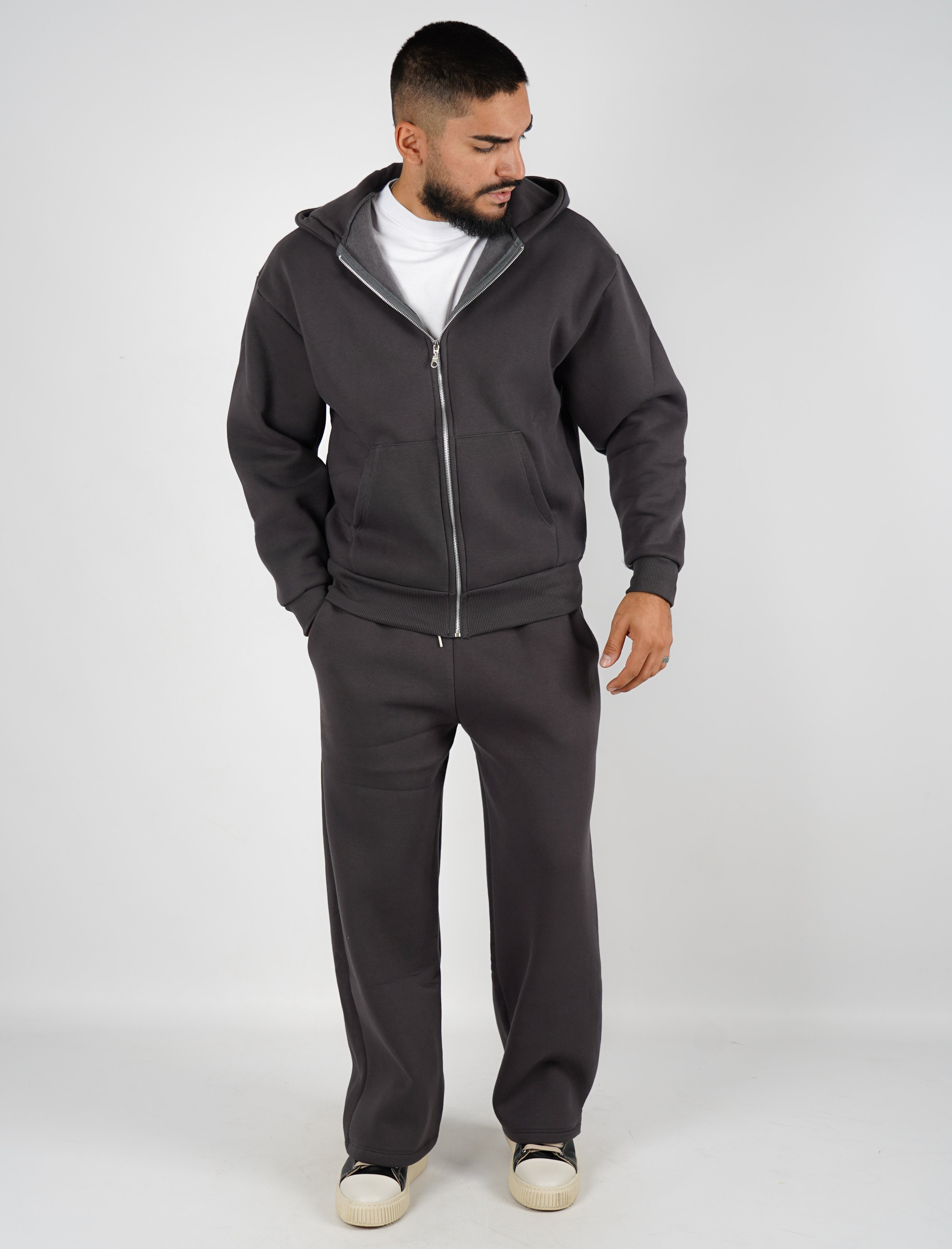 Tuta completa baggy con zip
