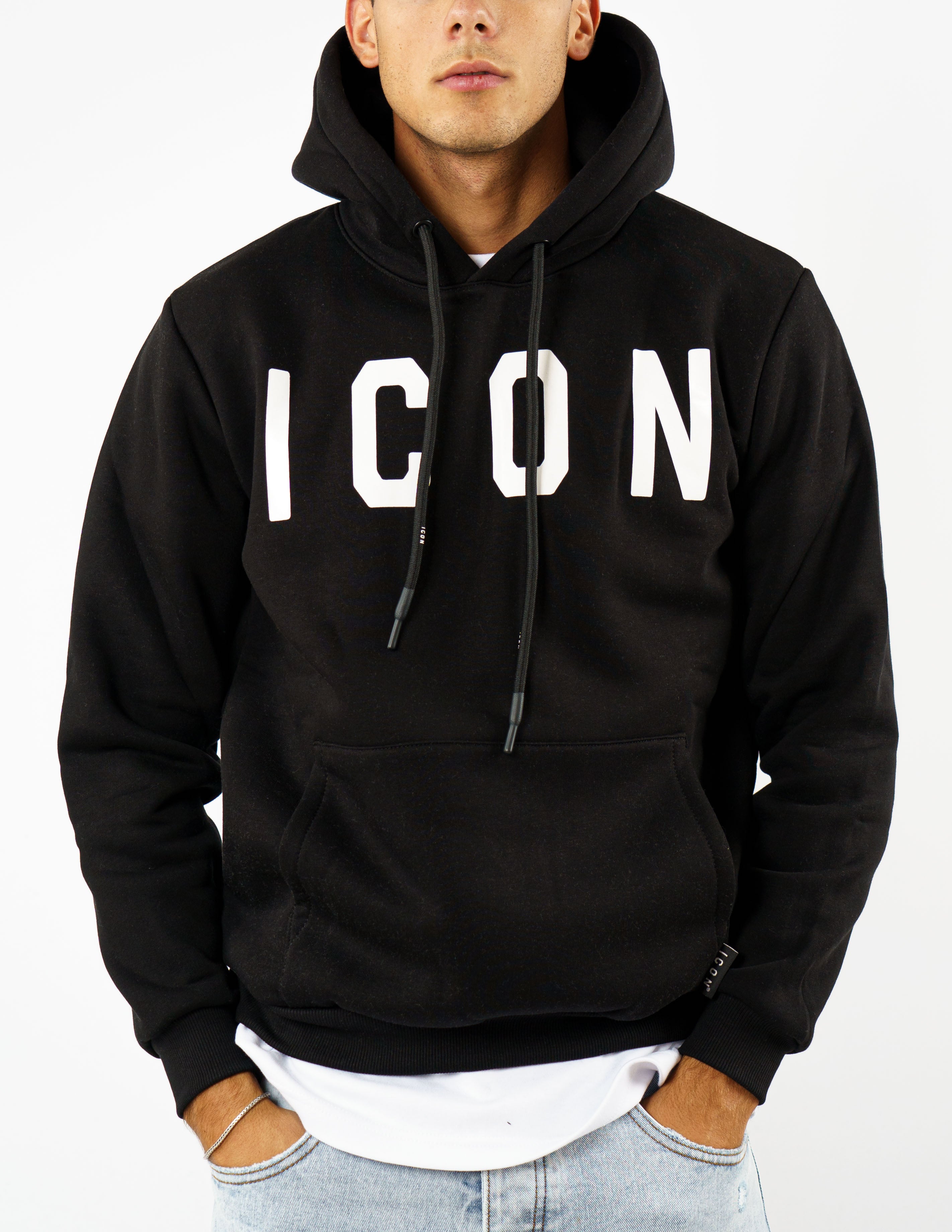felpa uomo con cappuccio Icon
