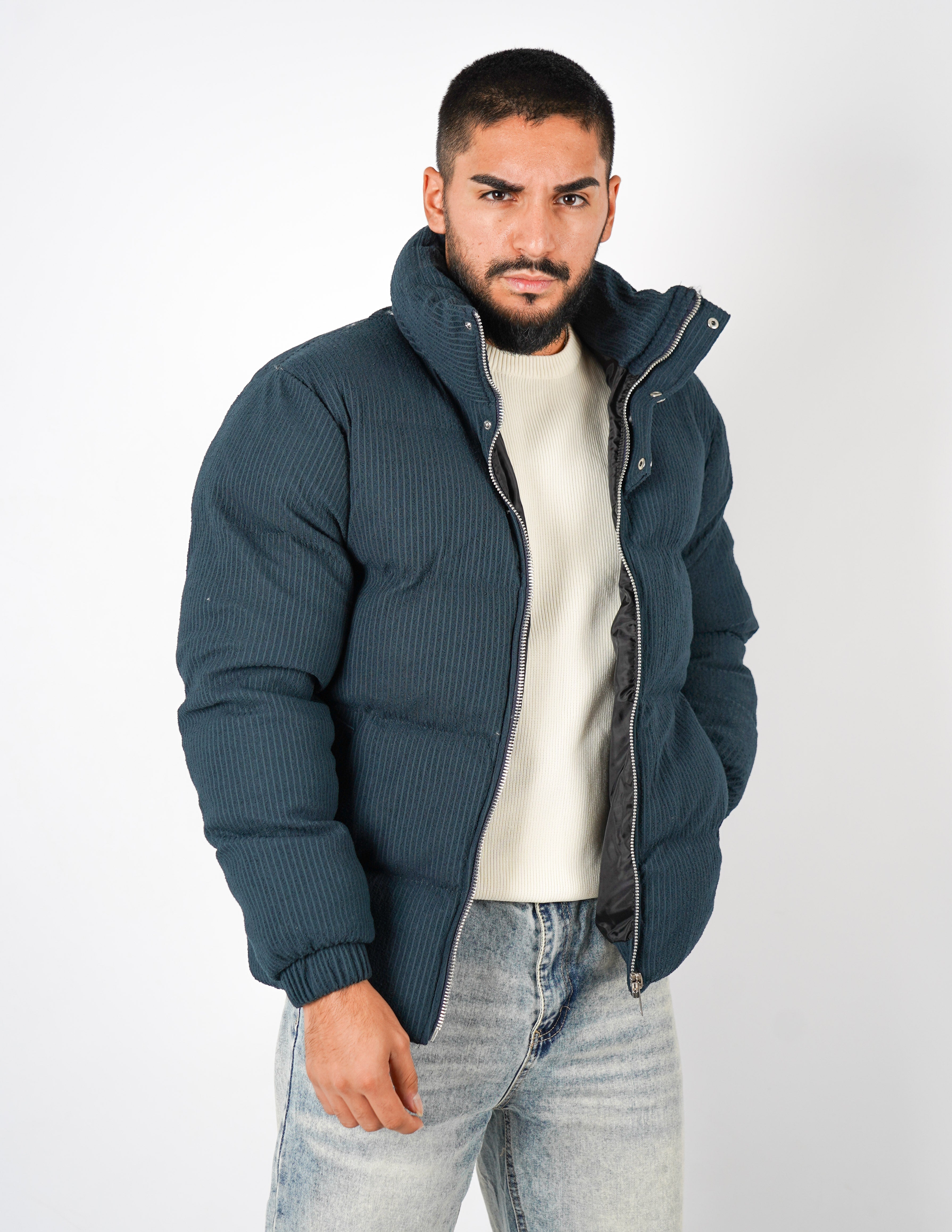 Giubbino imbottito con collo