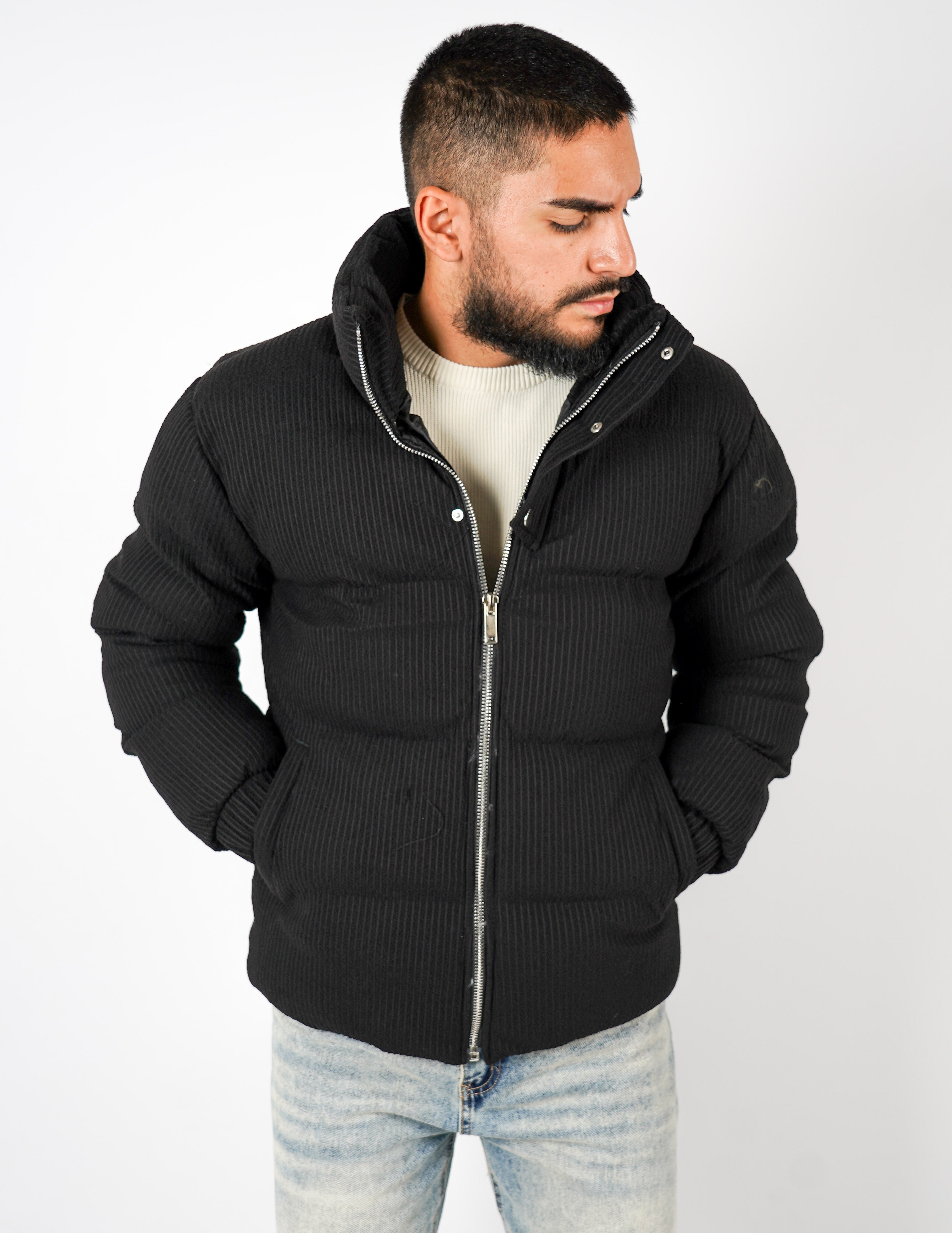 Giubbino imbottito con collo