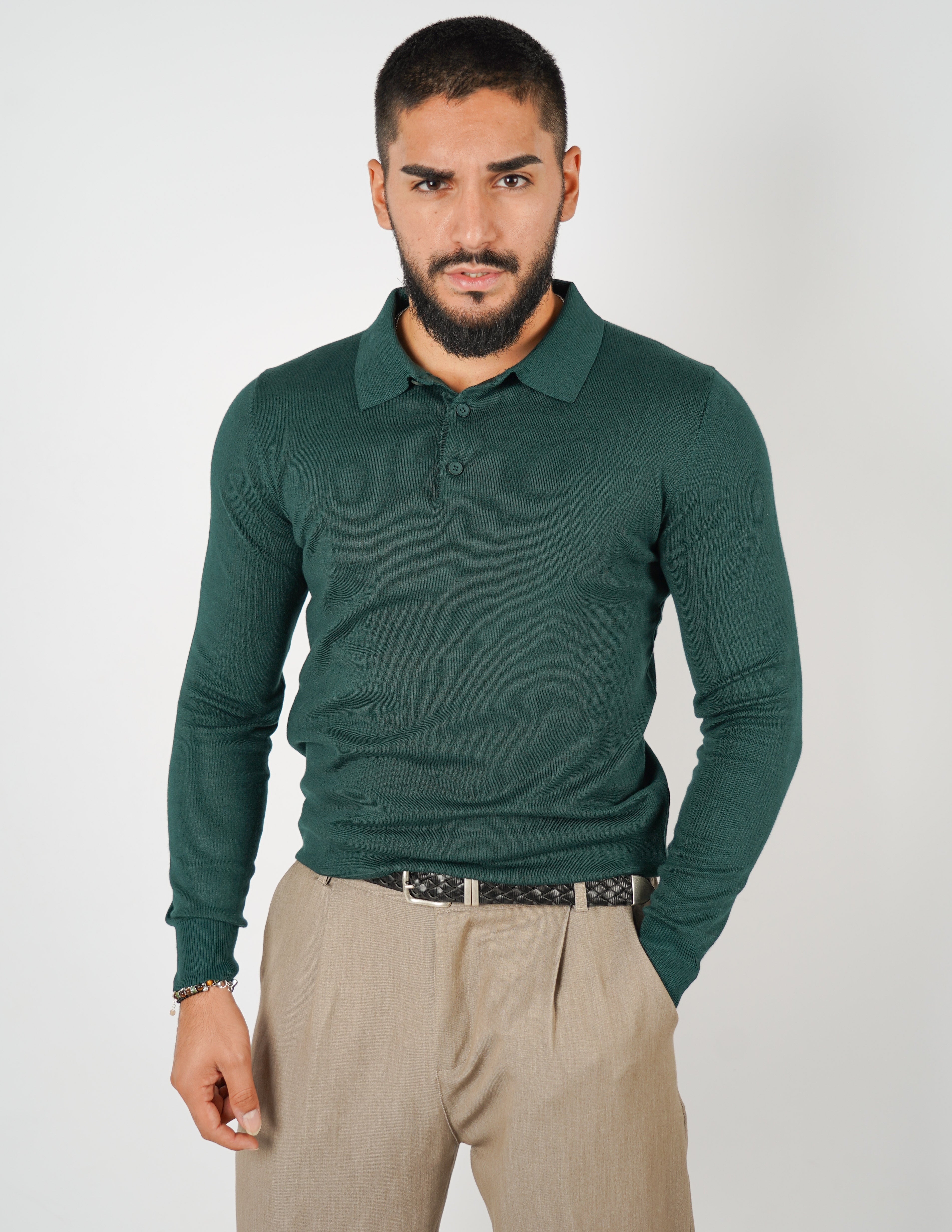 Polo classica manica lunga