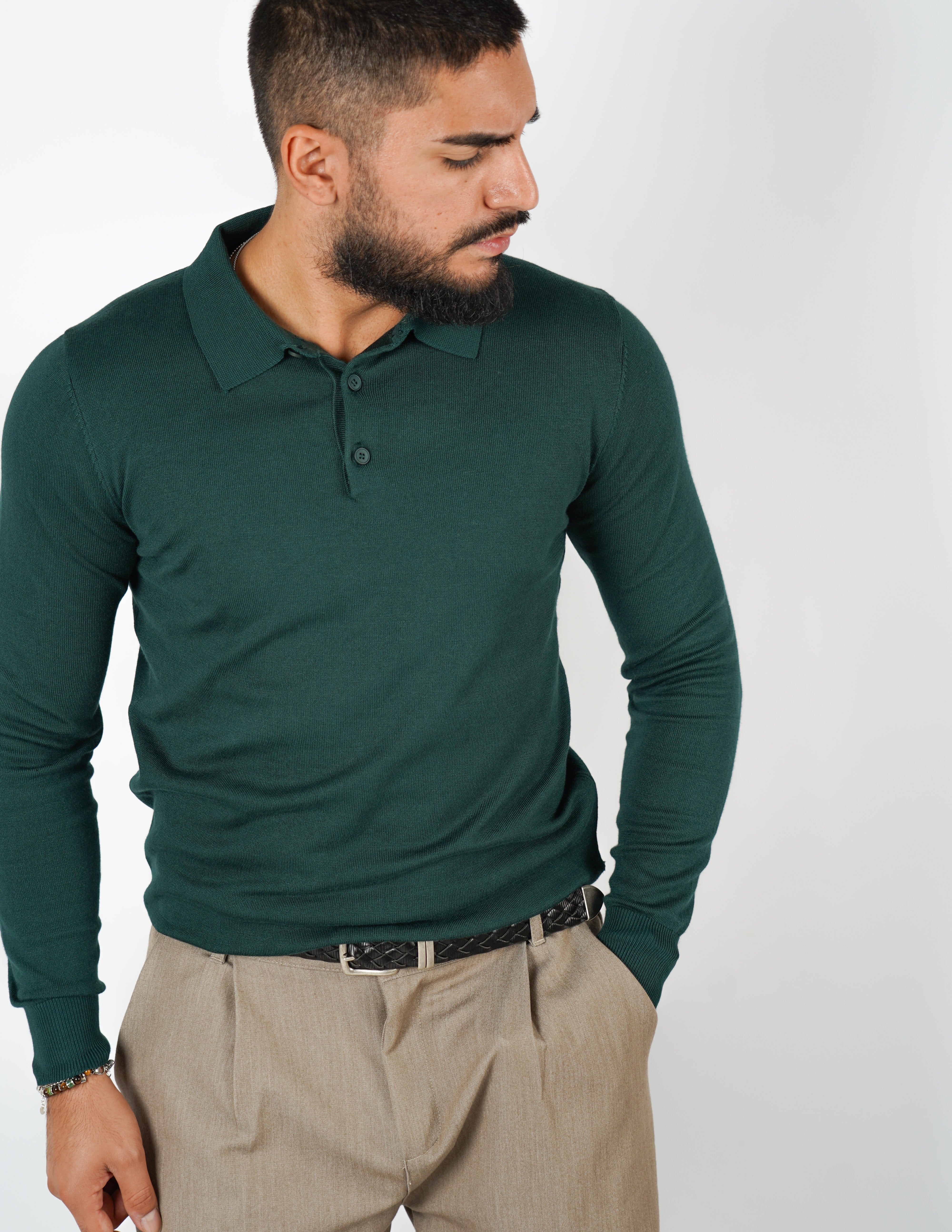 Polo classica manica lunga