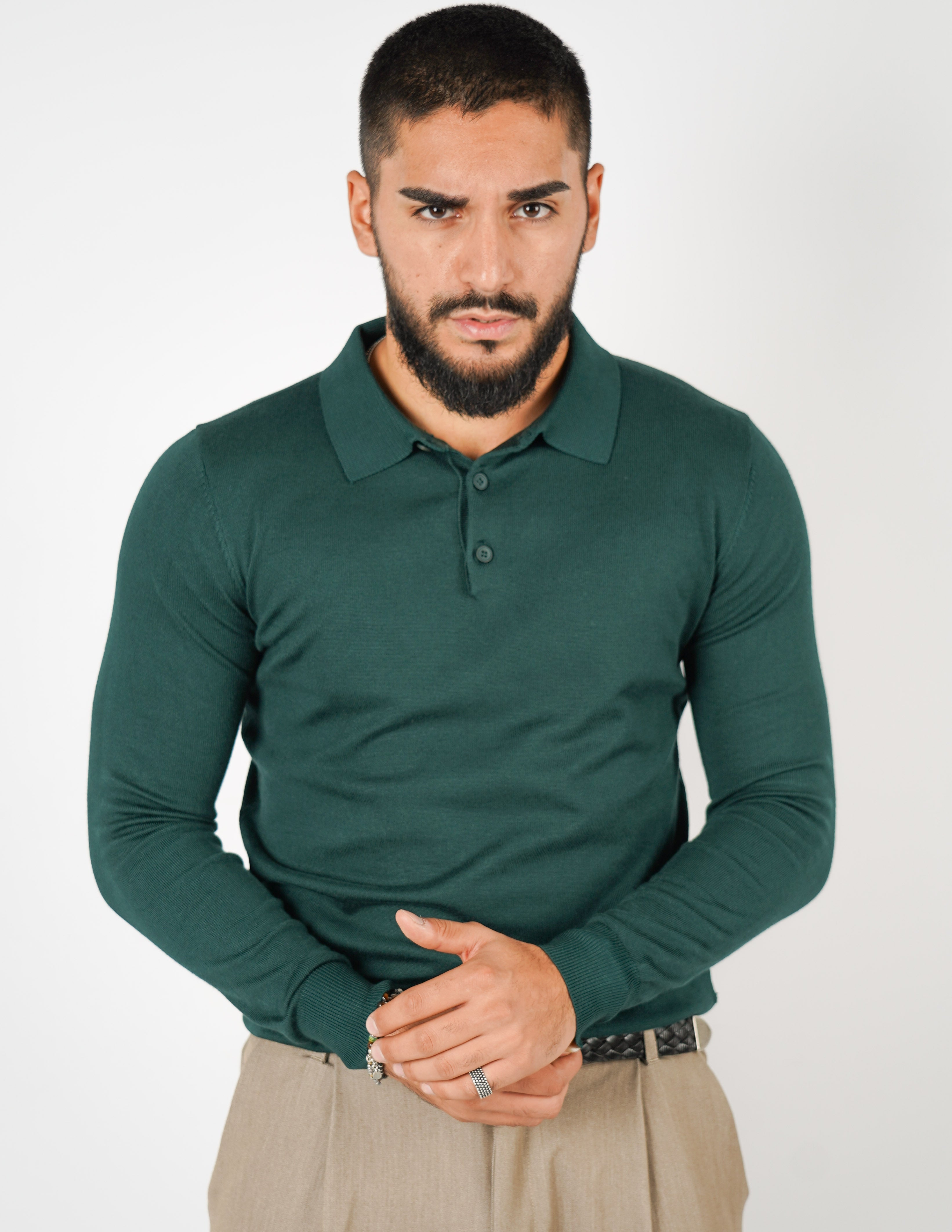 Polo classica manica lunga