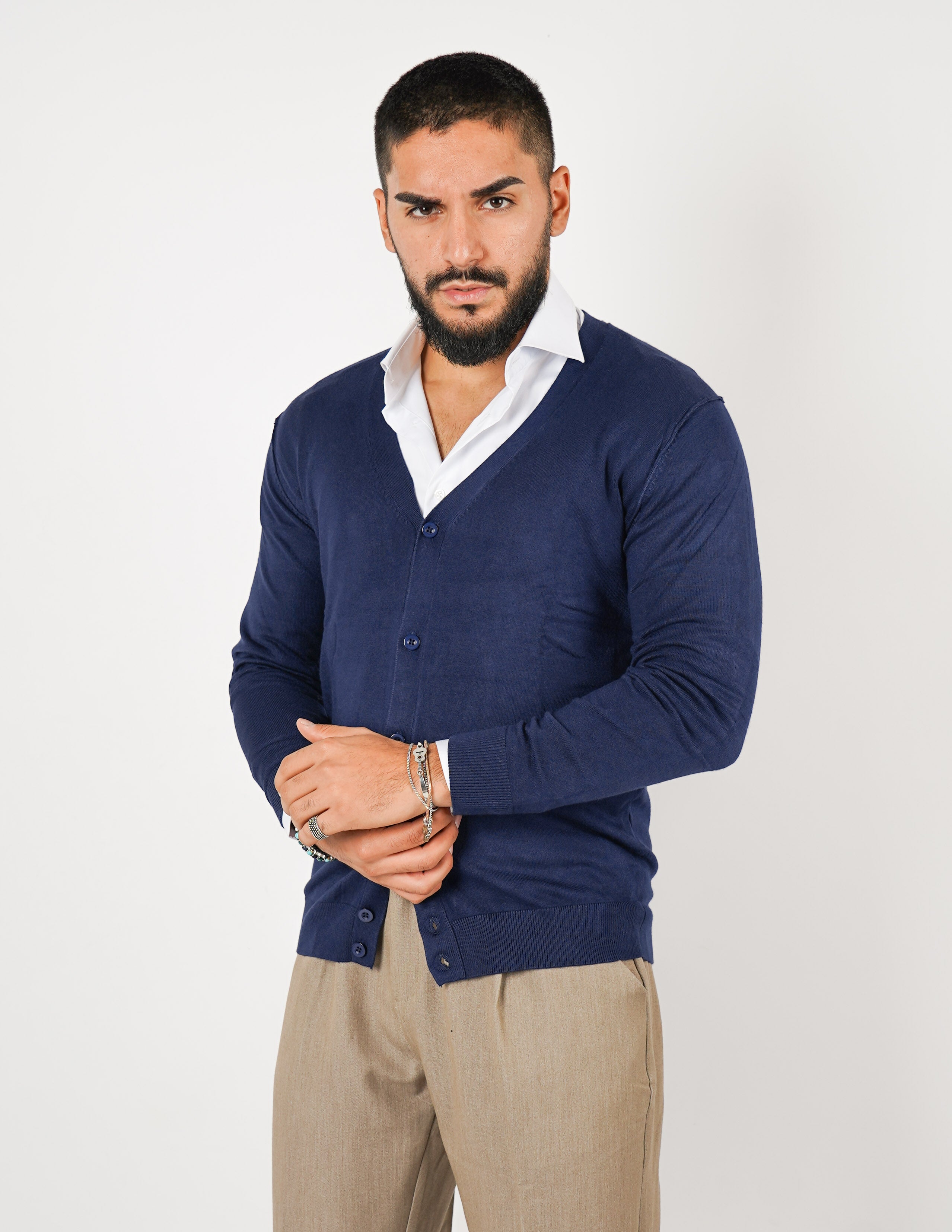 Cardigan manica lunga Over D