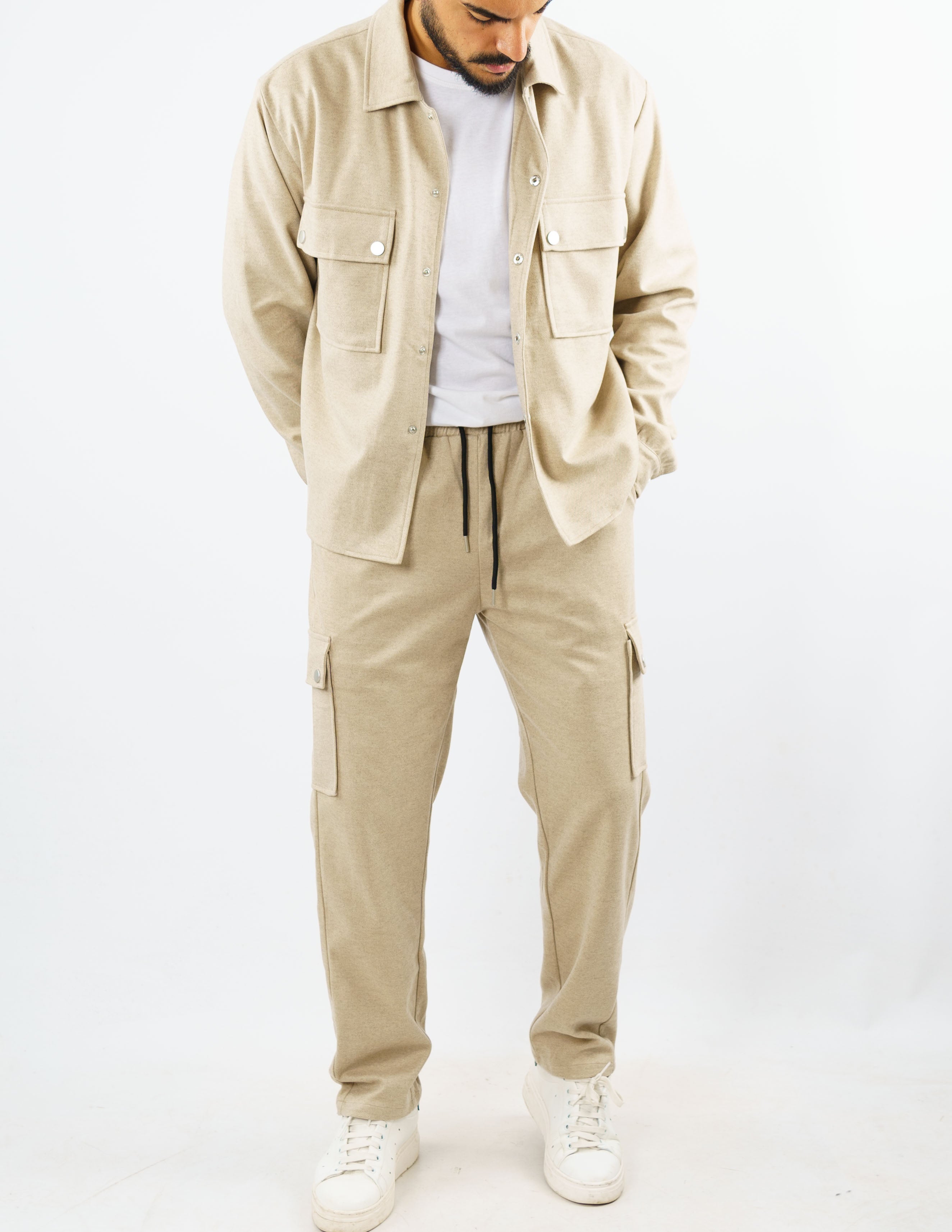 coordinato giubbino + pantalone cargo