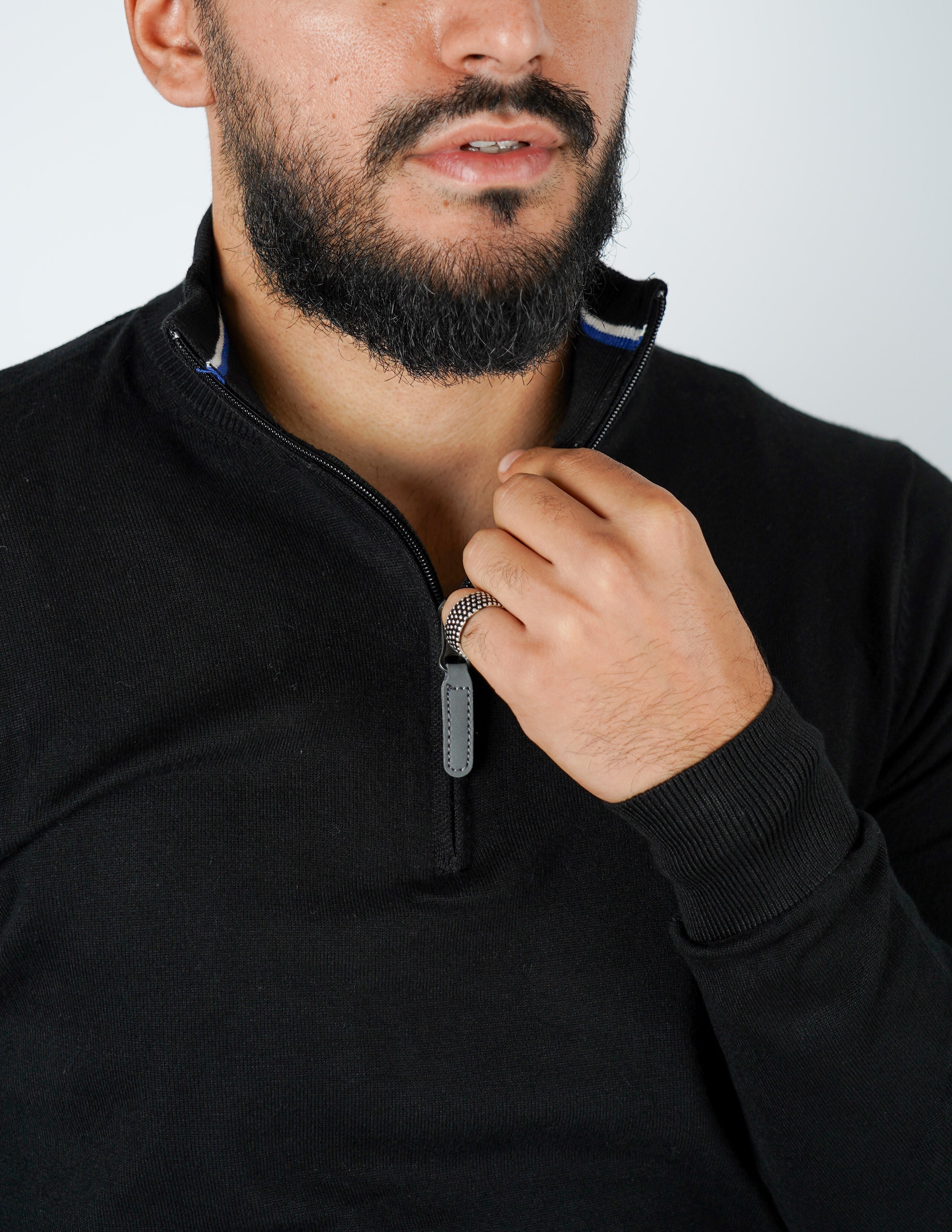 Maglioncino mezza zip Over D