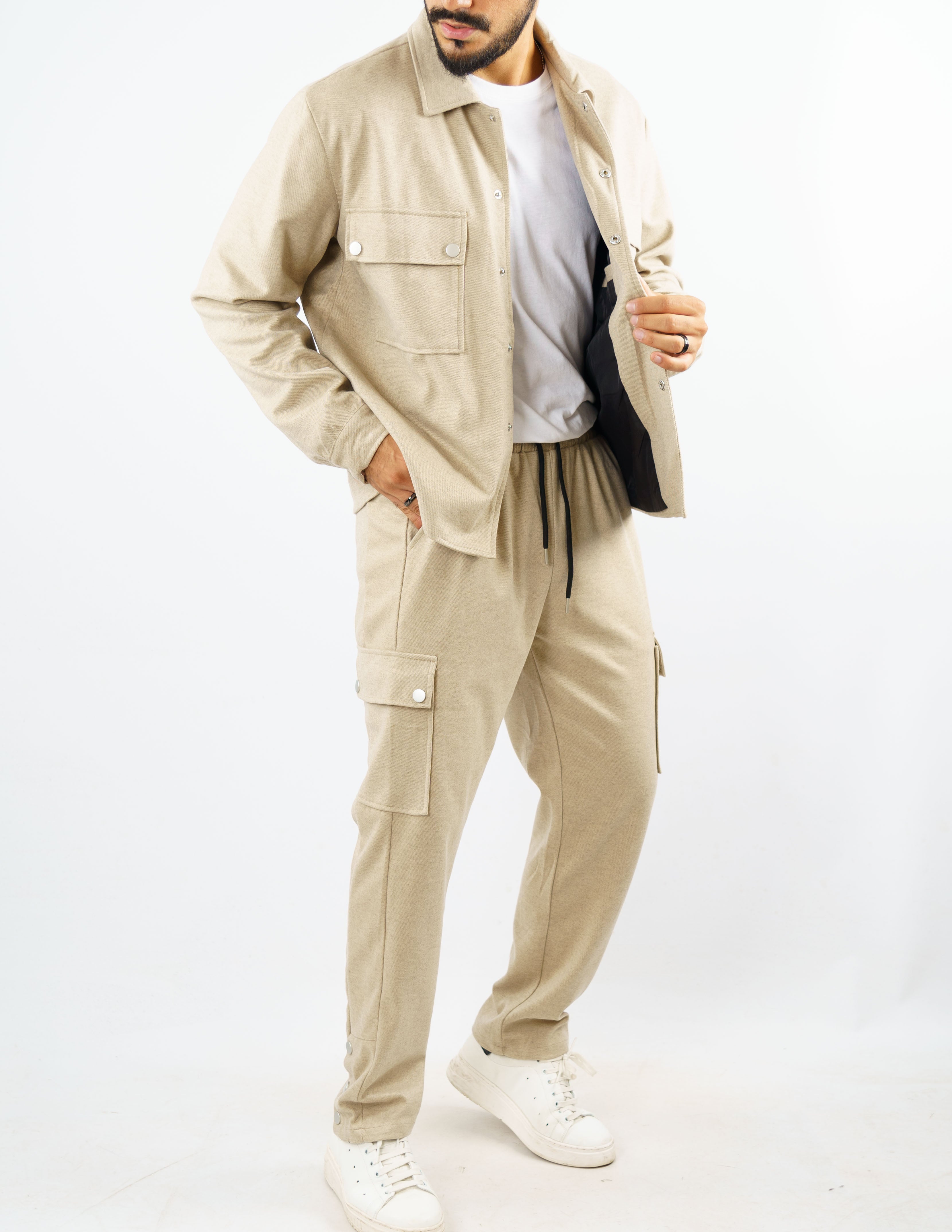 coordinato giubbino + pantalone cargo
