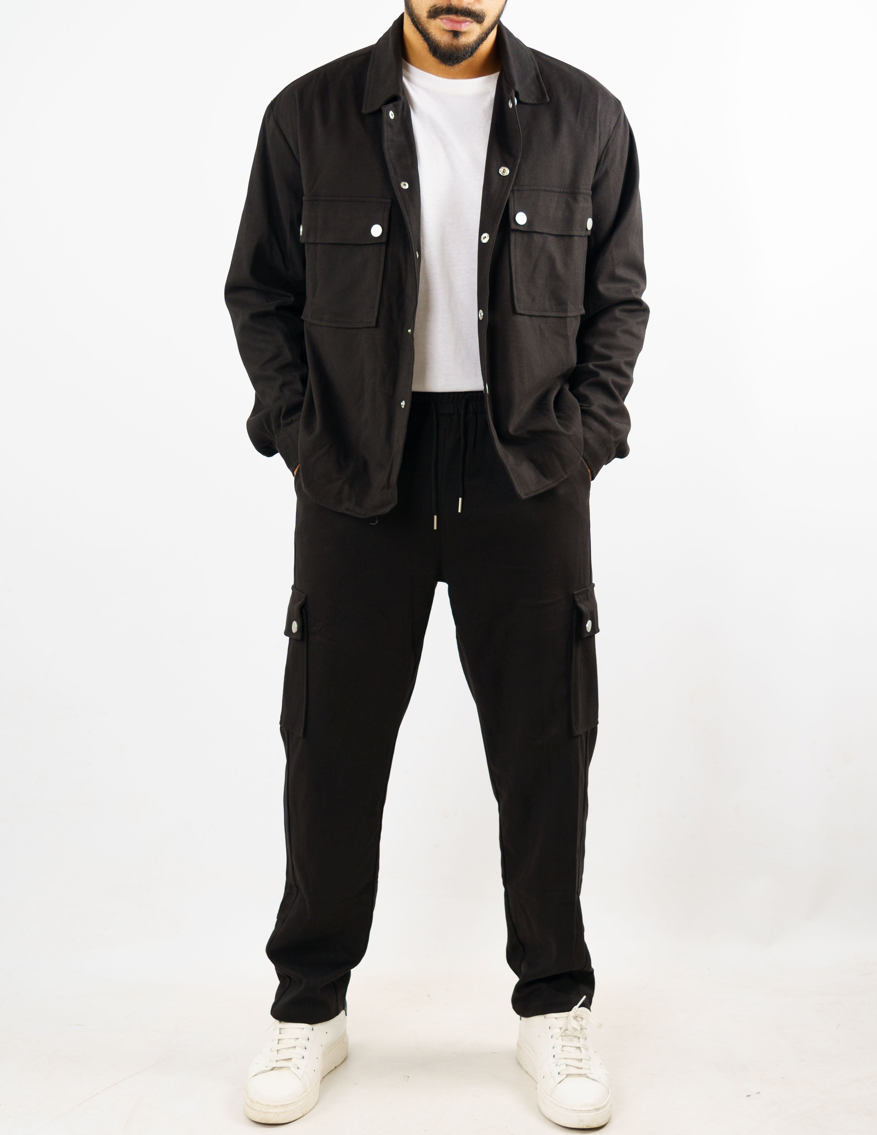 coordinato giubbino + pantalone cargo