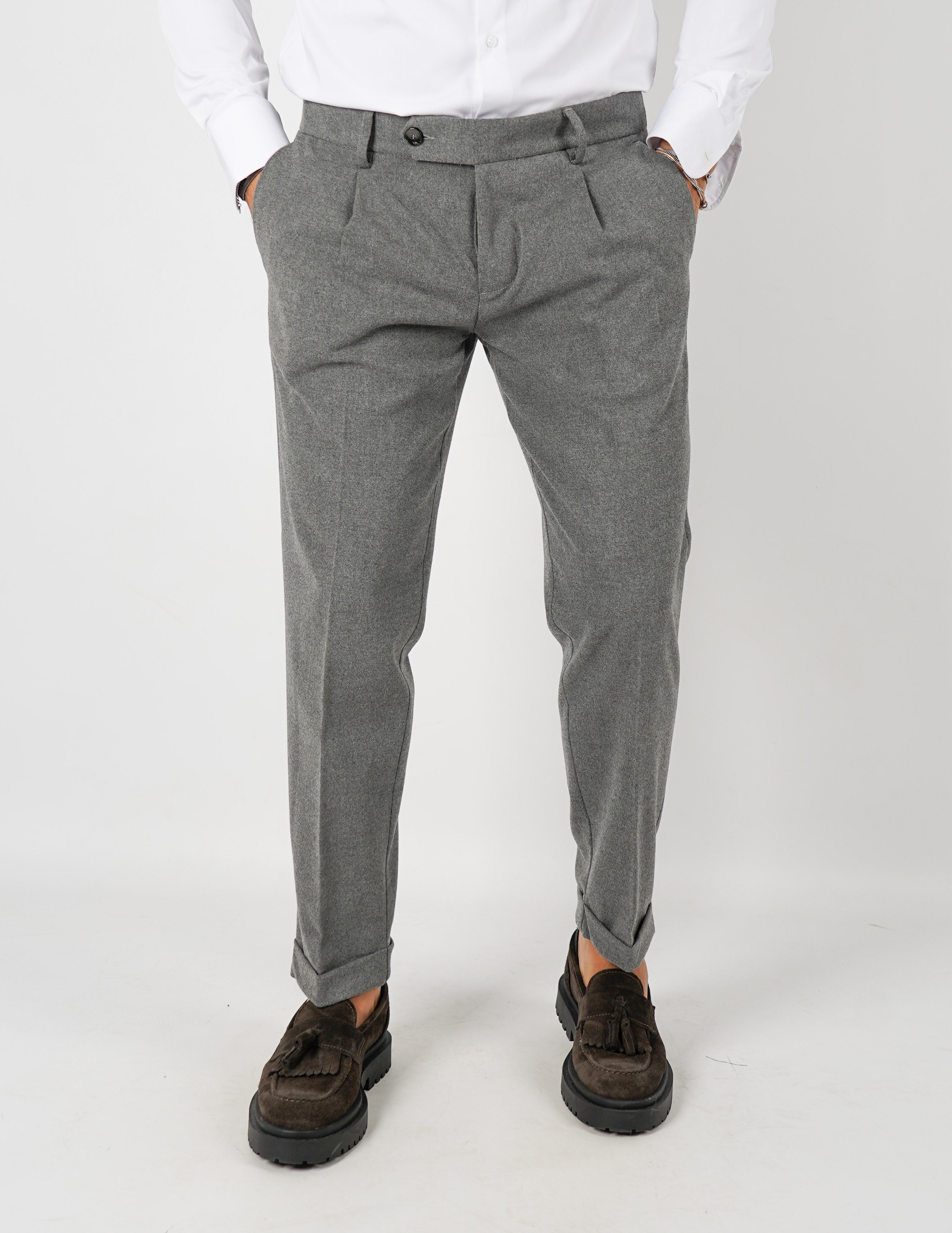 Abito monopetto a quadri