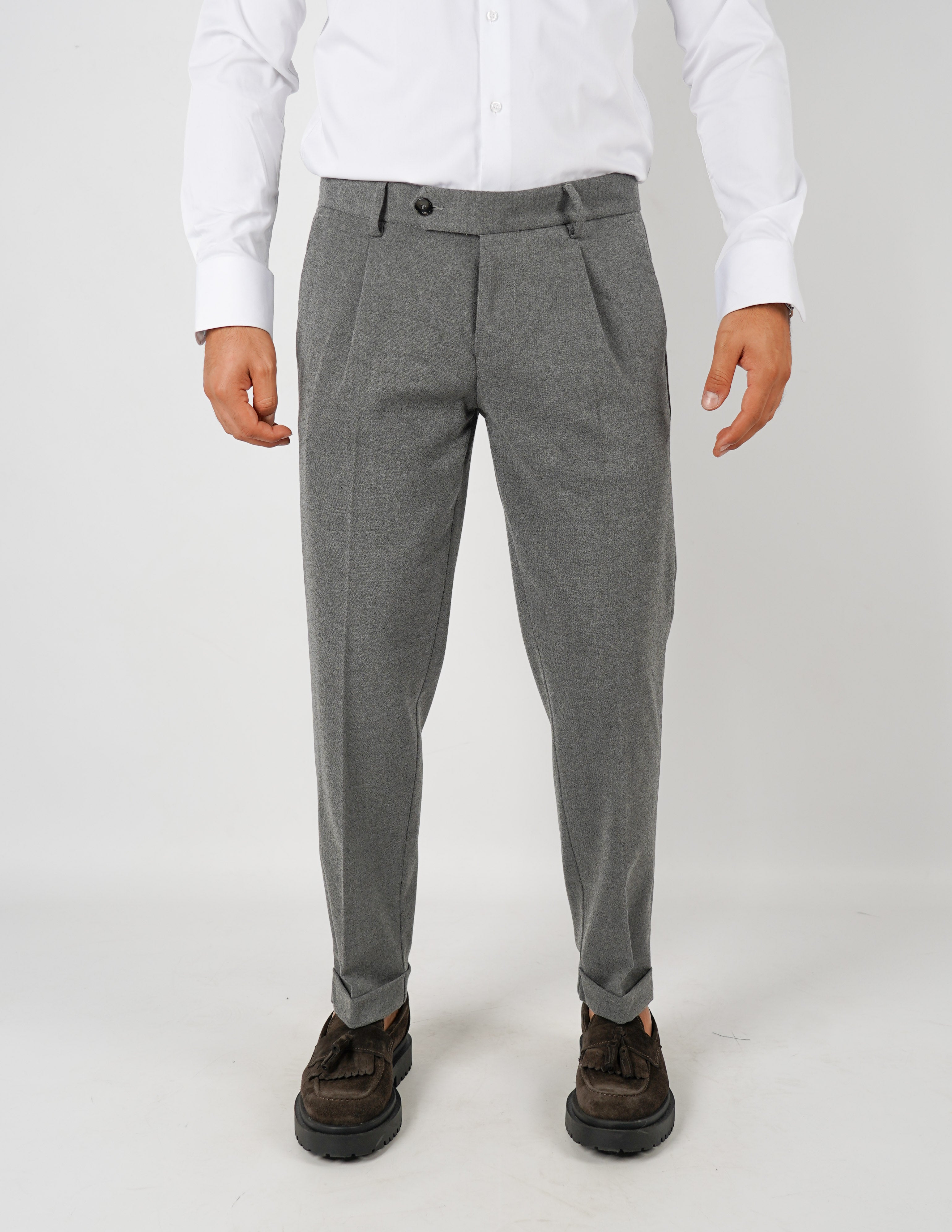 Abito monopetto a quadri