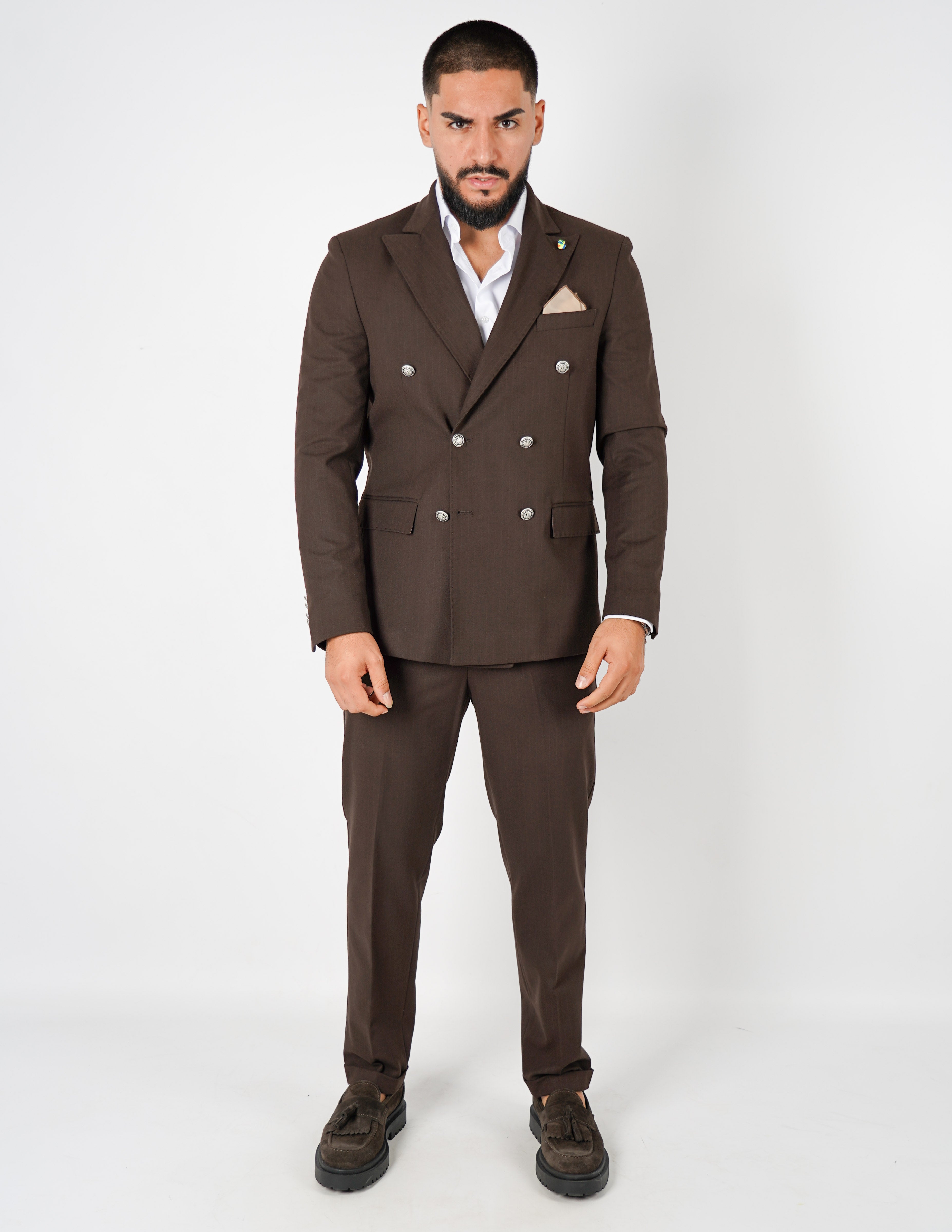 ABITO PREMIUM DOPPIOPETTO GESSATO