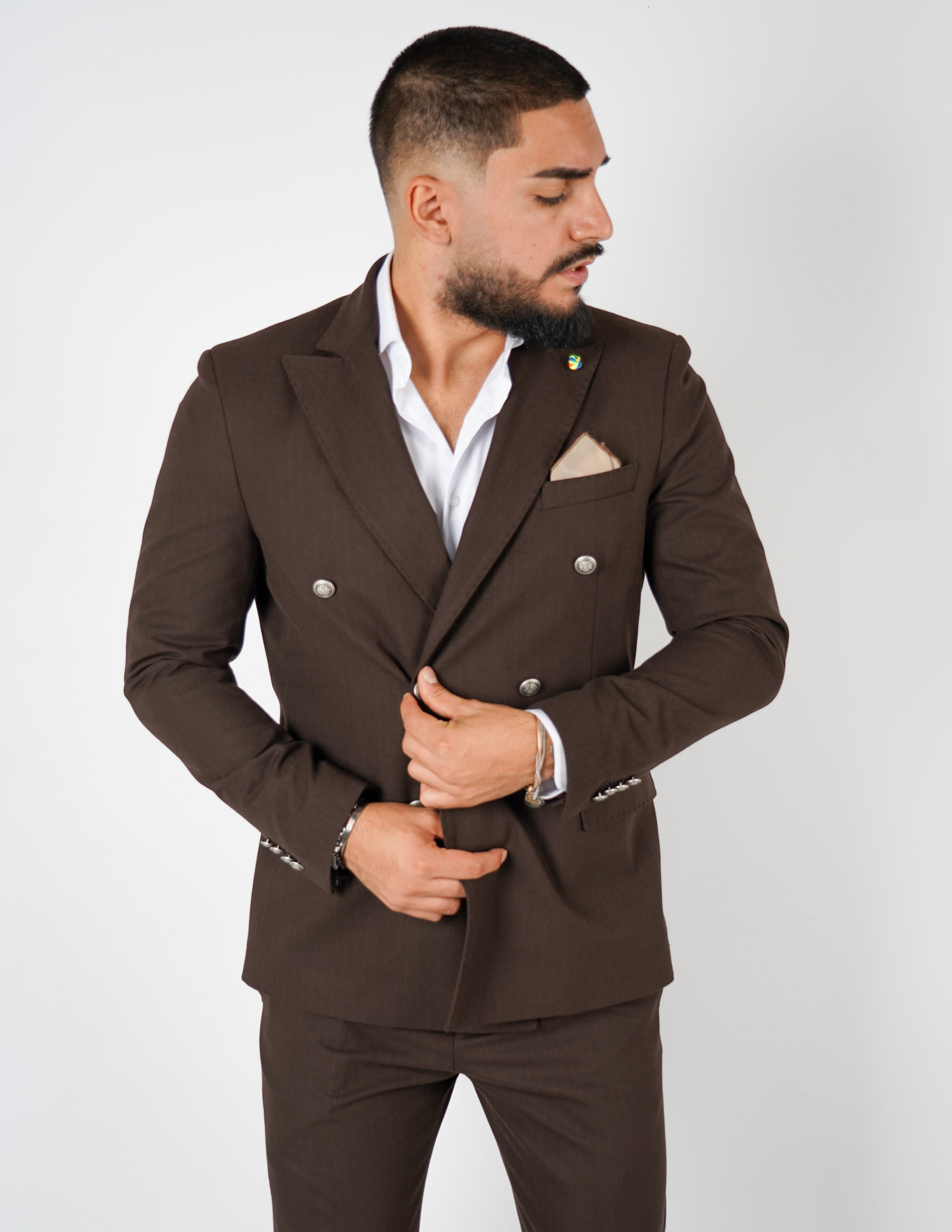 ABITO PREMIUM DOPPIOPETTO GESSATO