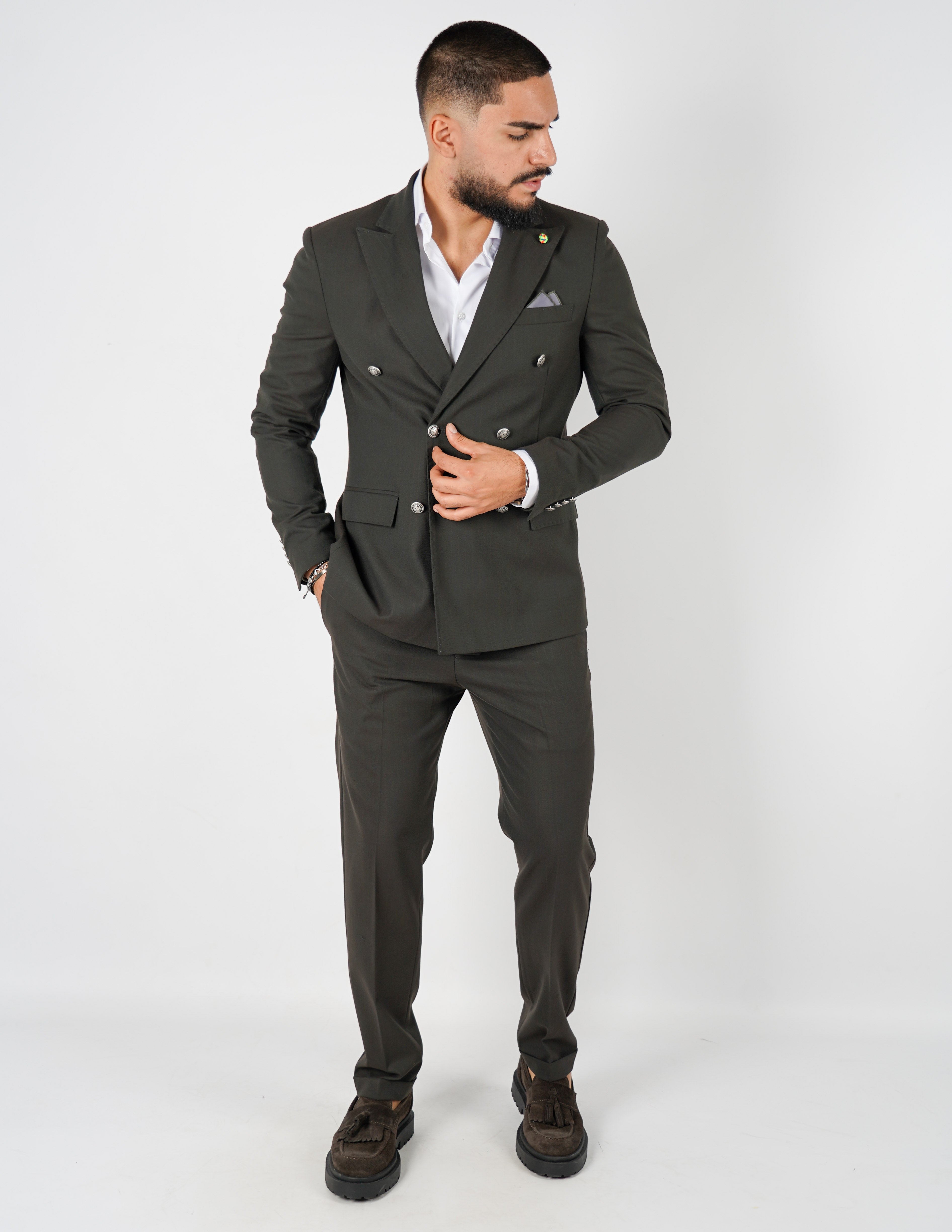 ABITO PREMIUM DOPPIOPETTO GESSATO