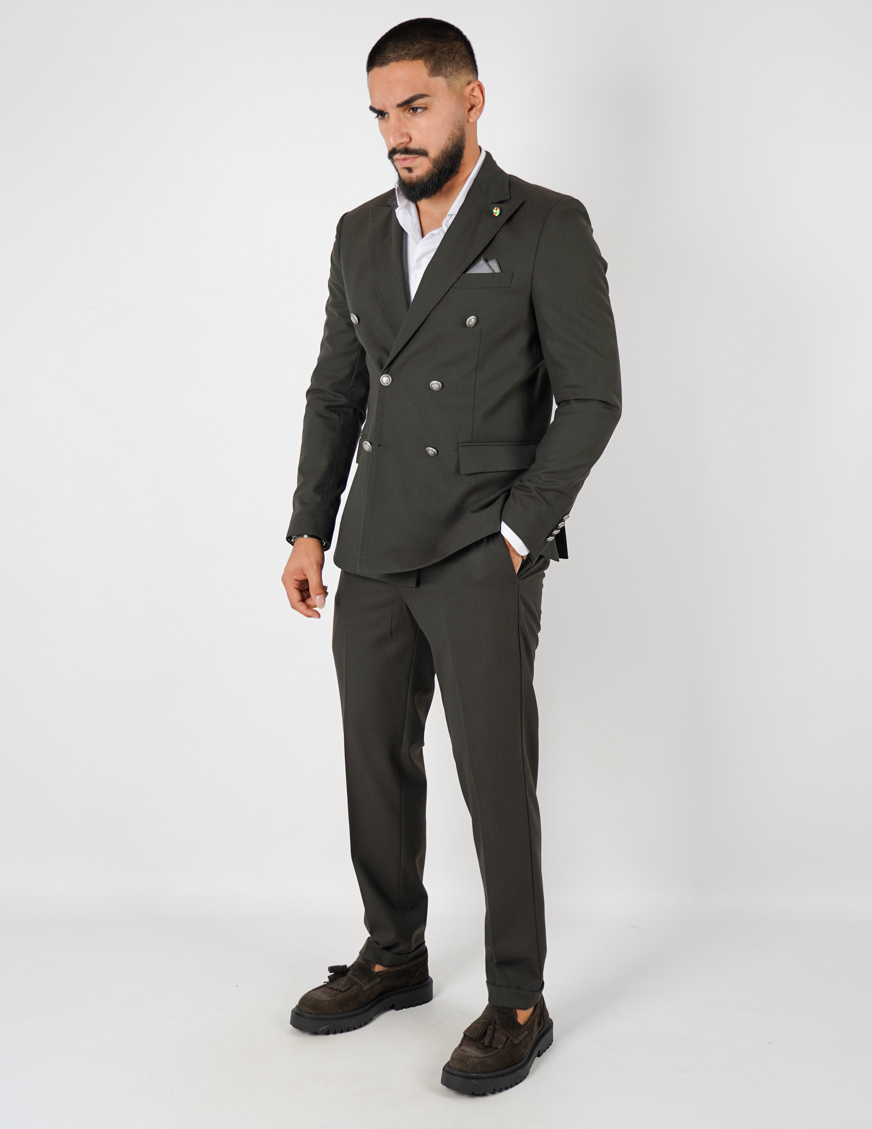 ABITO PREMIUM DOPPIOPETTO GESSATO