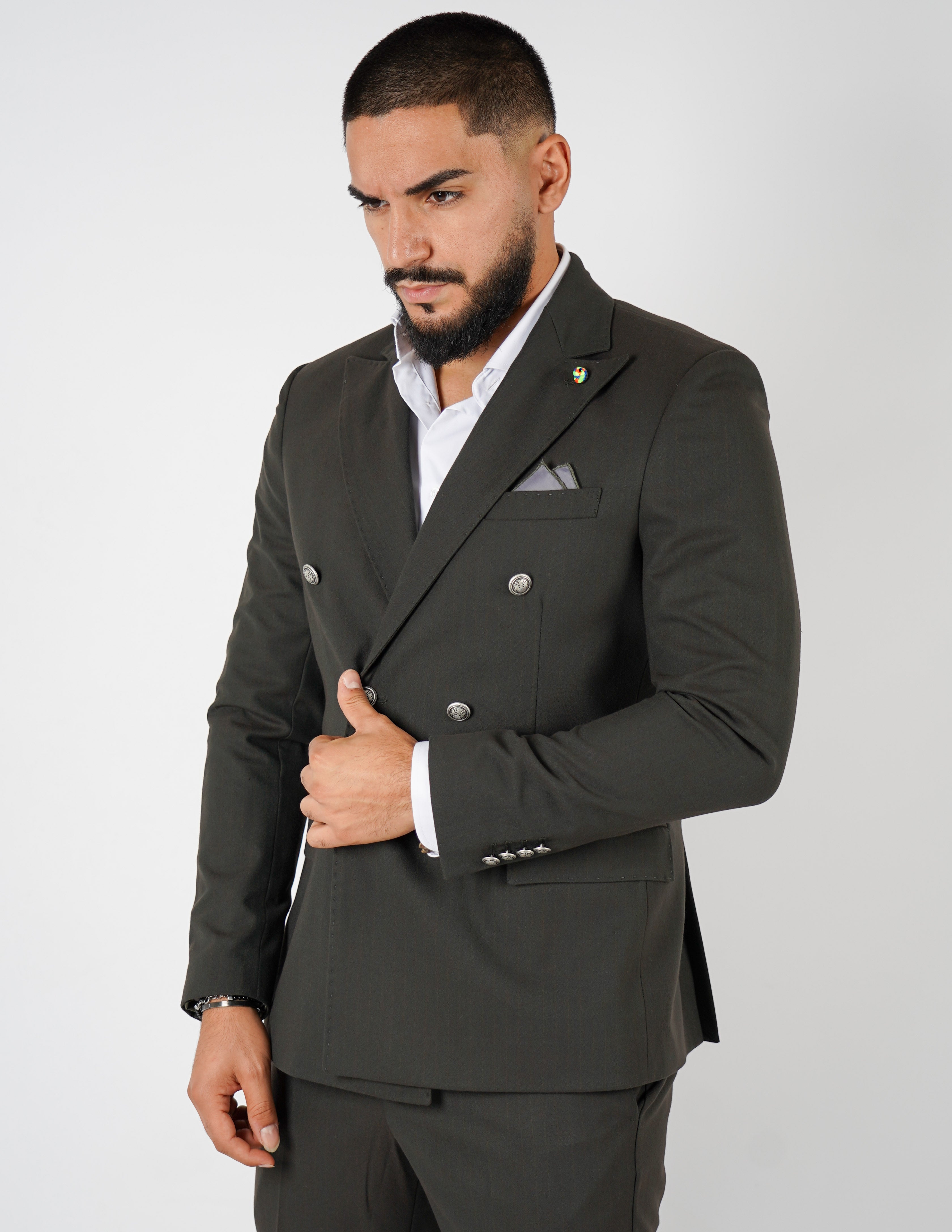 ABITO PREMIUM DOPPIOPETTO GESSATO