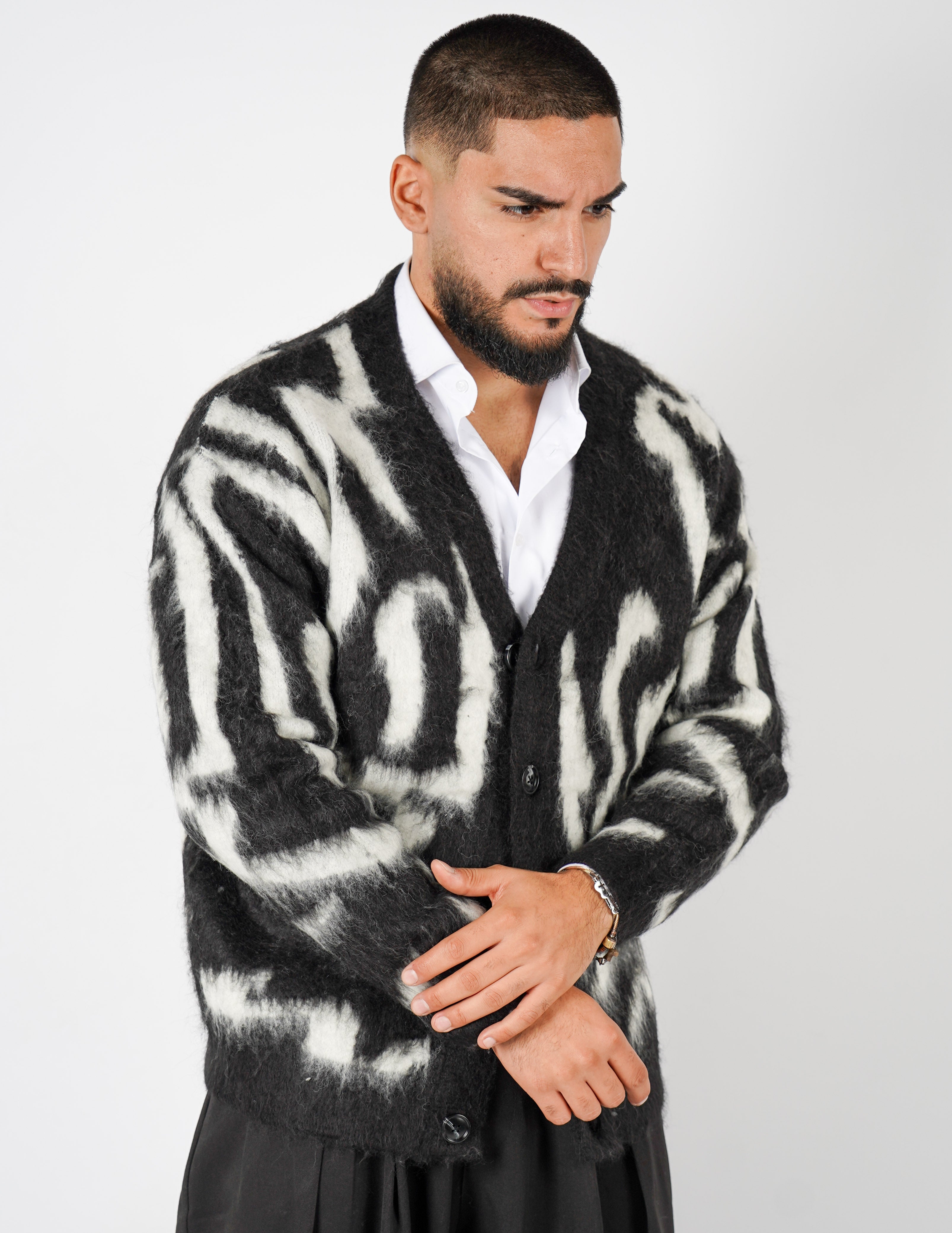 CARDIGAN STRUTTURATO A FANTASIA