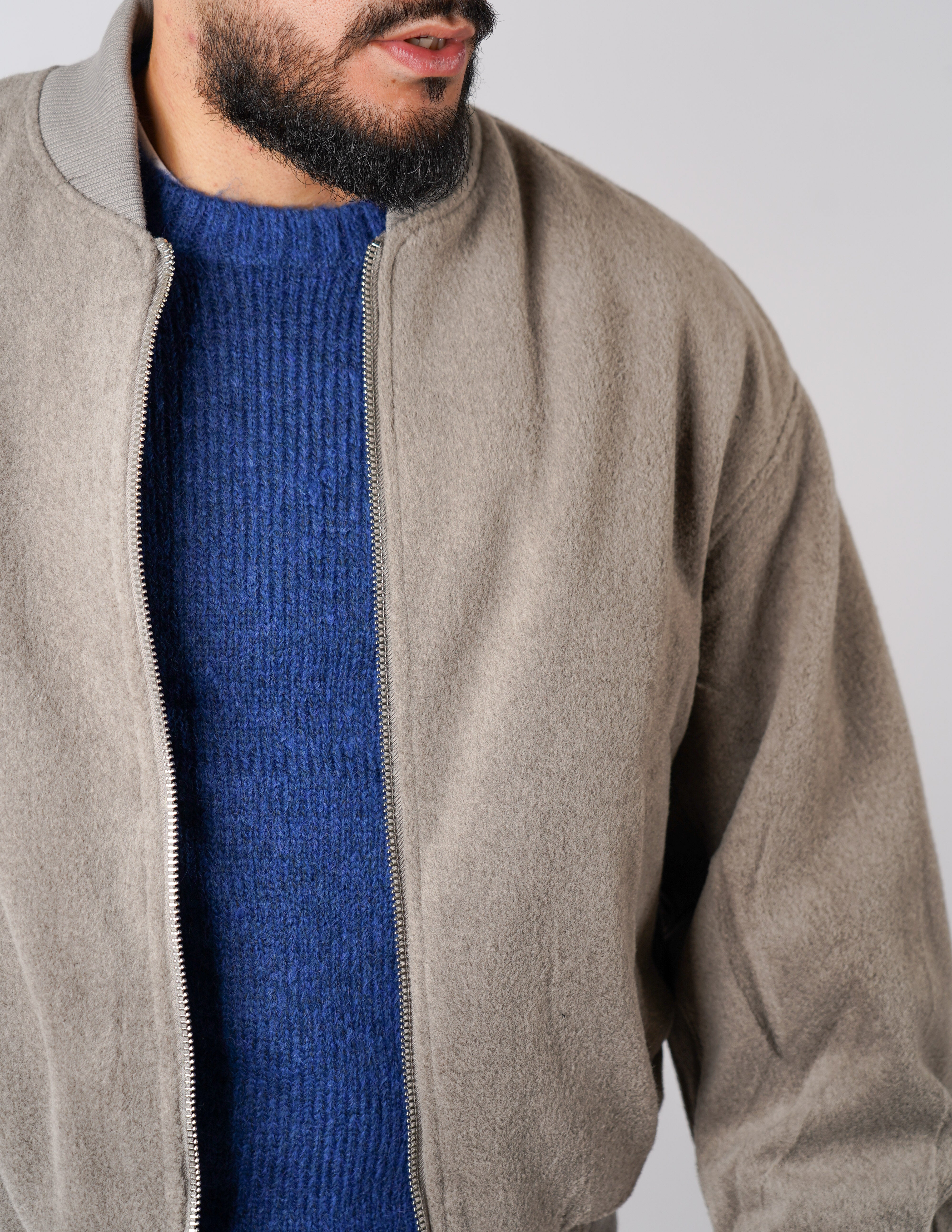 GIUBBINO CROP IN LANA oversize