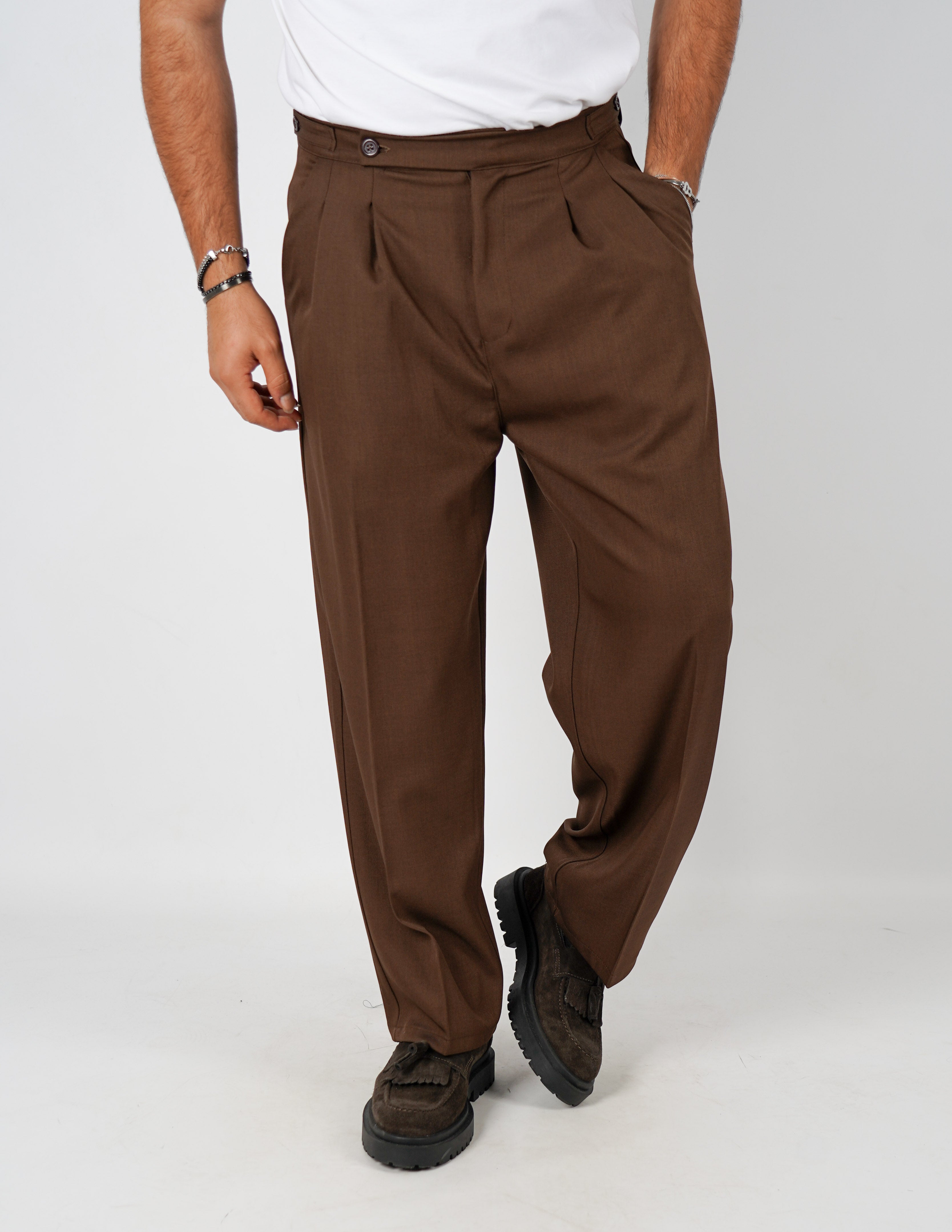 pantalone sartoriale wide fit