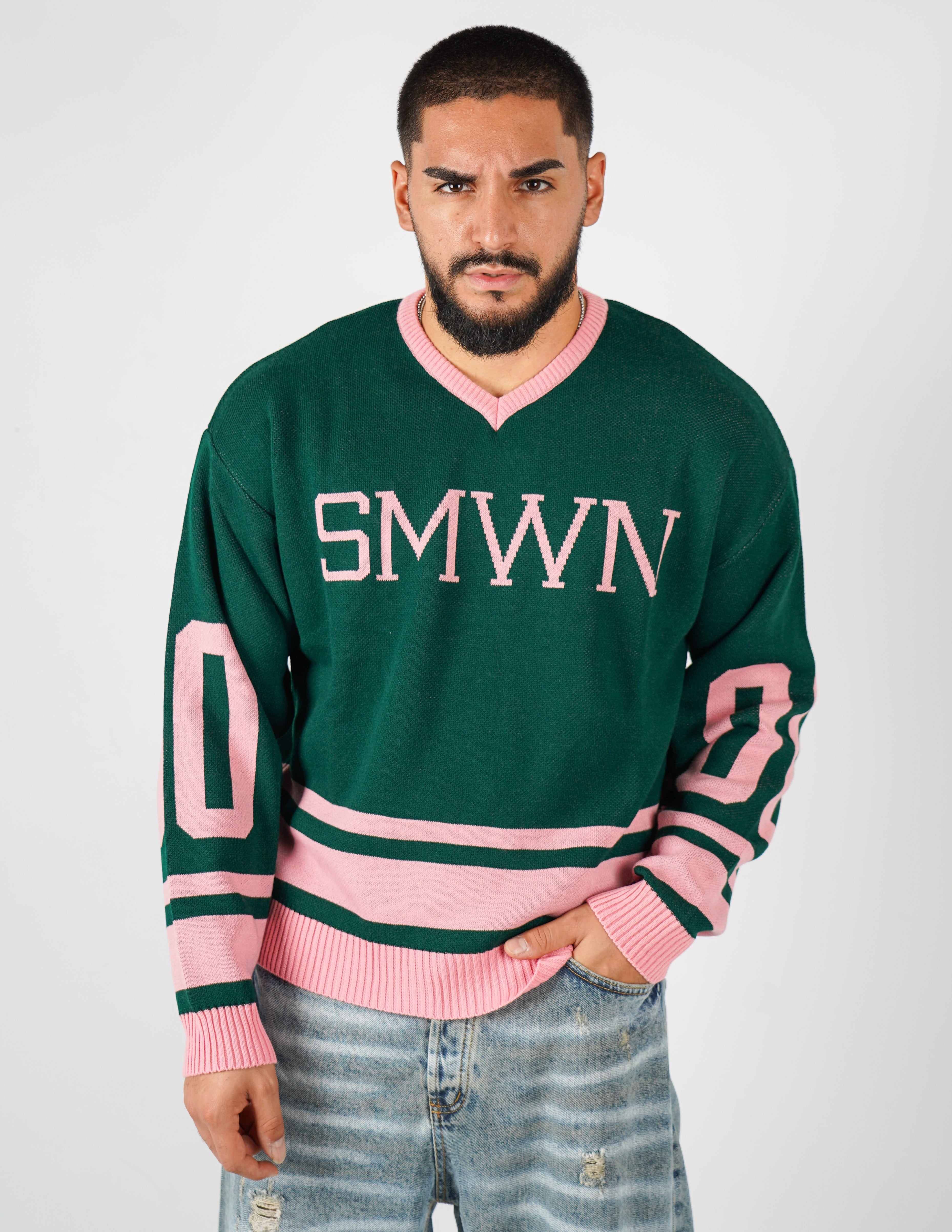 MAGLIA A PUNTA CON SCRITTE