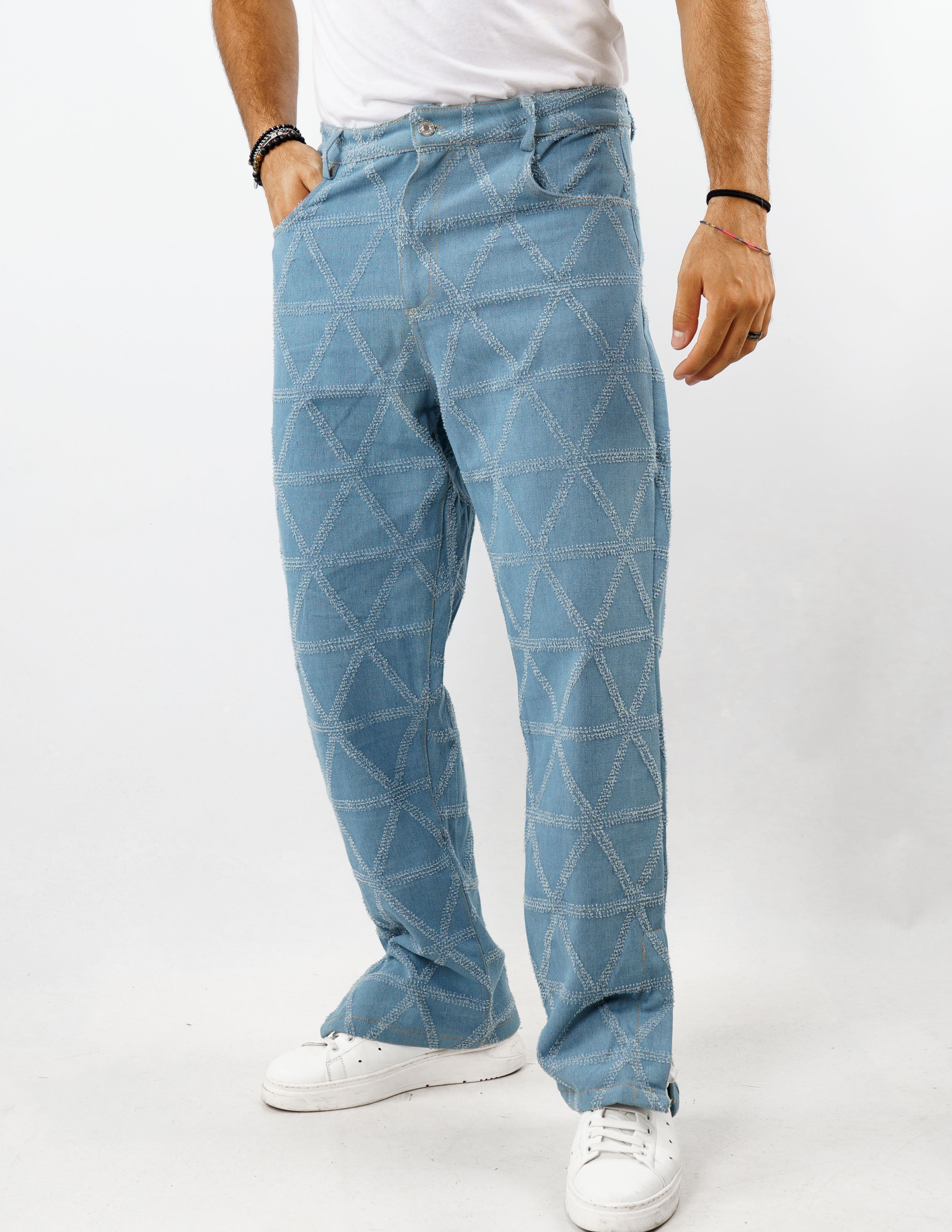 jeans cinque tasche strutturato