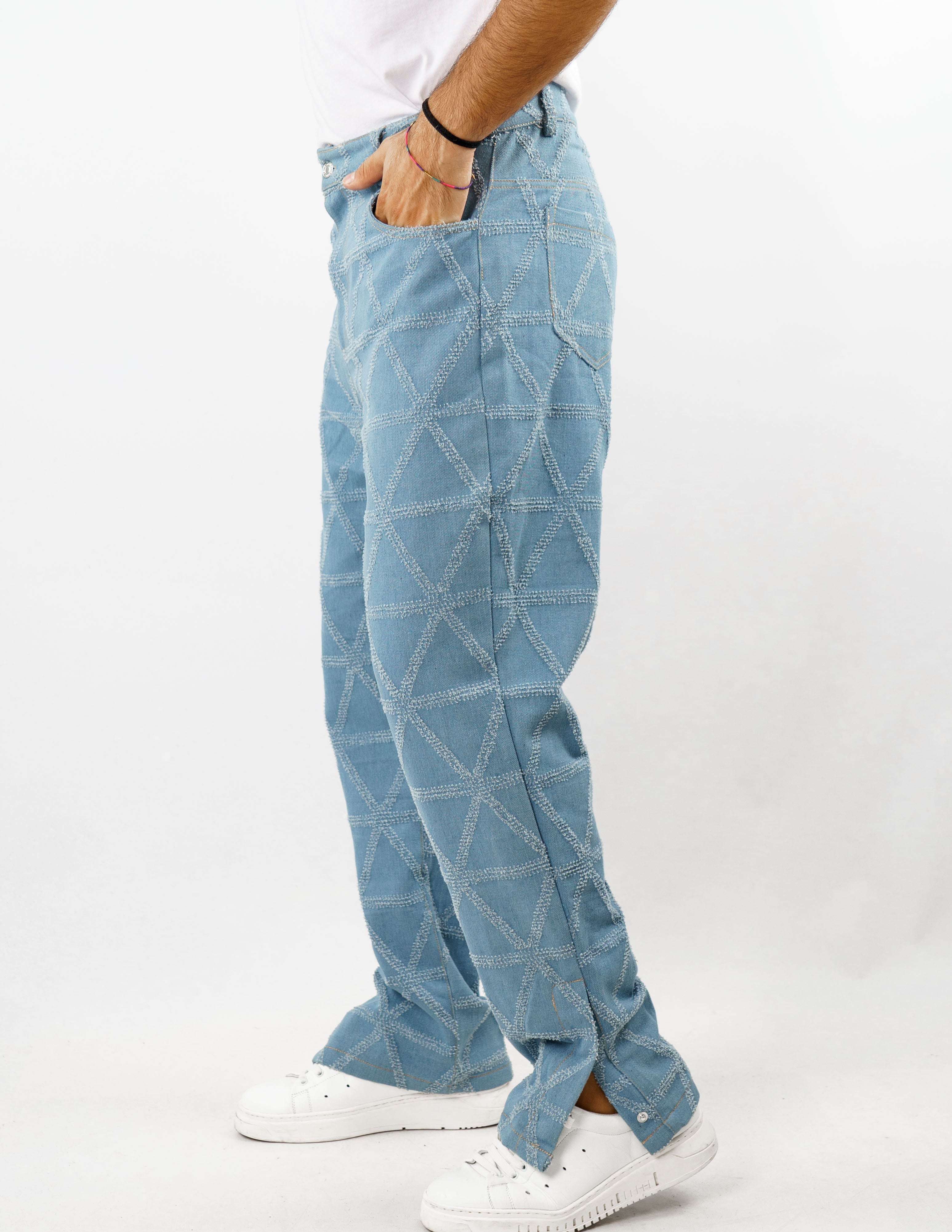 jeans cinque tasche strutturato