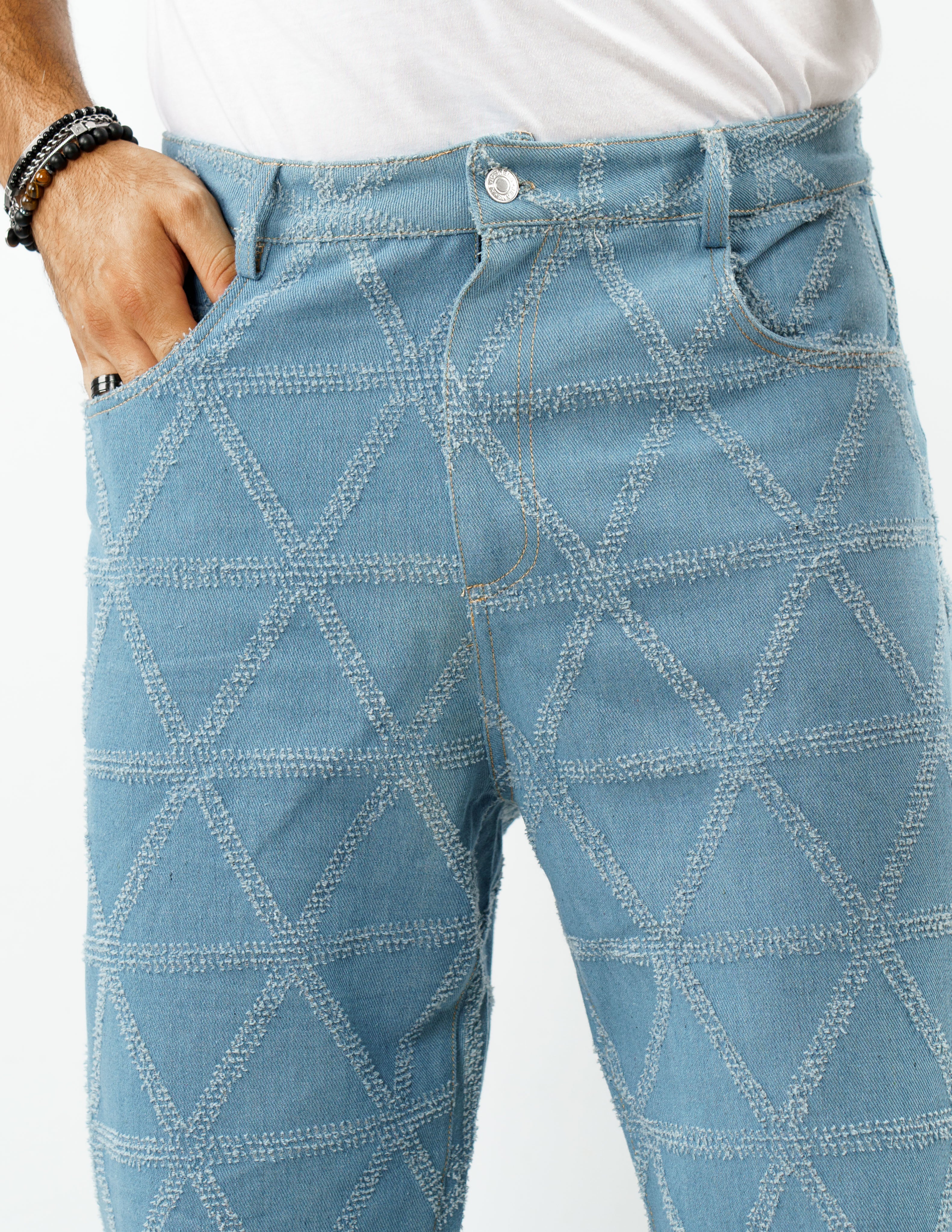 jeans cinque tasche strutturato