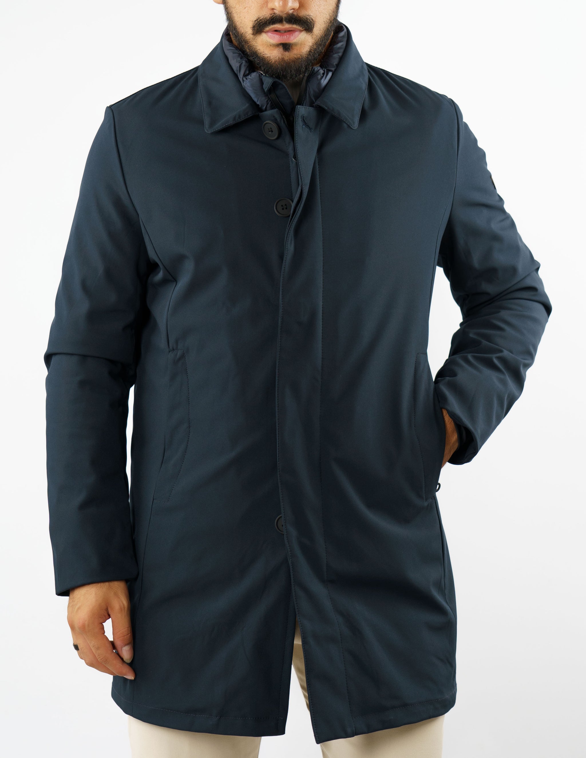 Trench con colletto volant main image 0