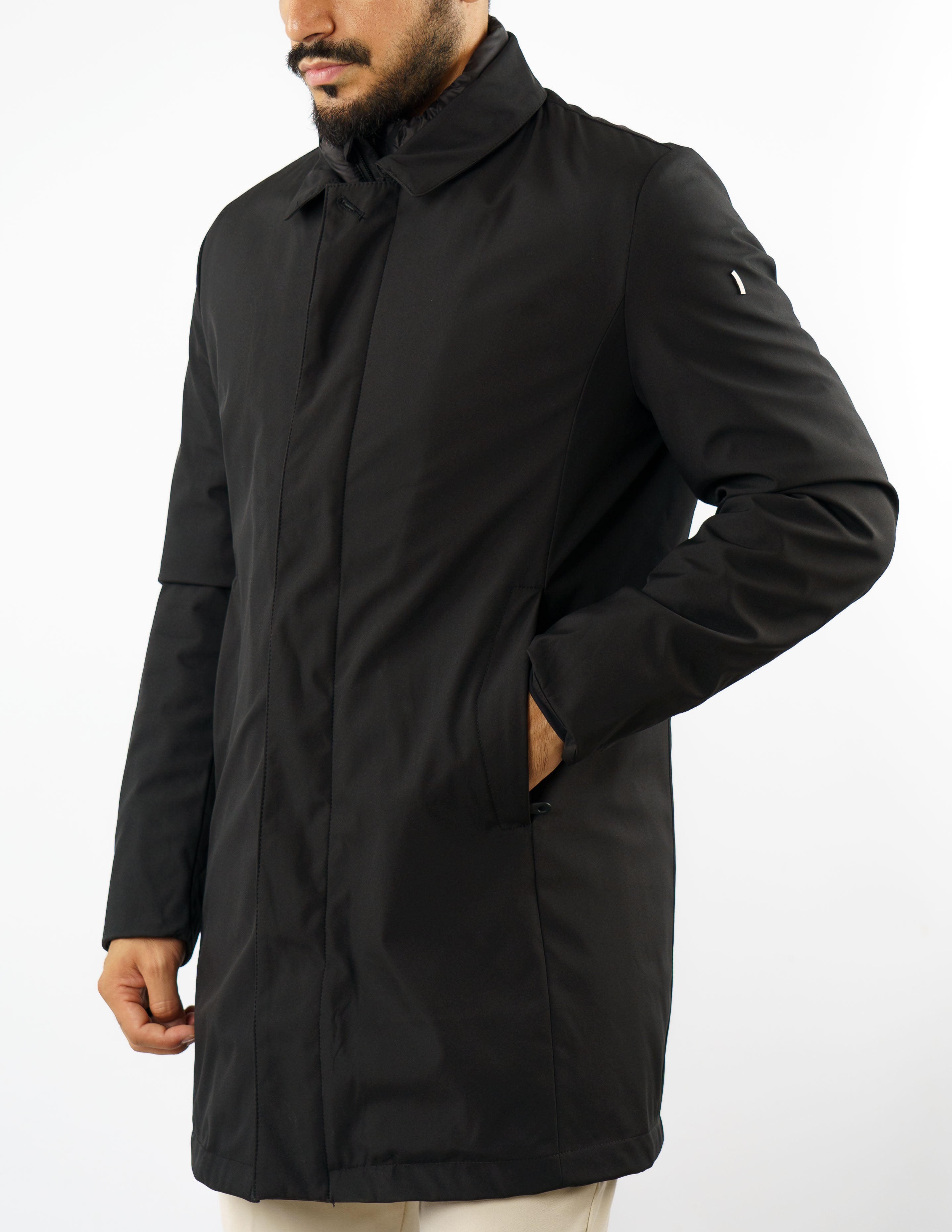 trench con pettorina staccabile over d